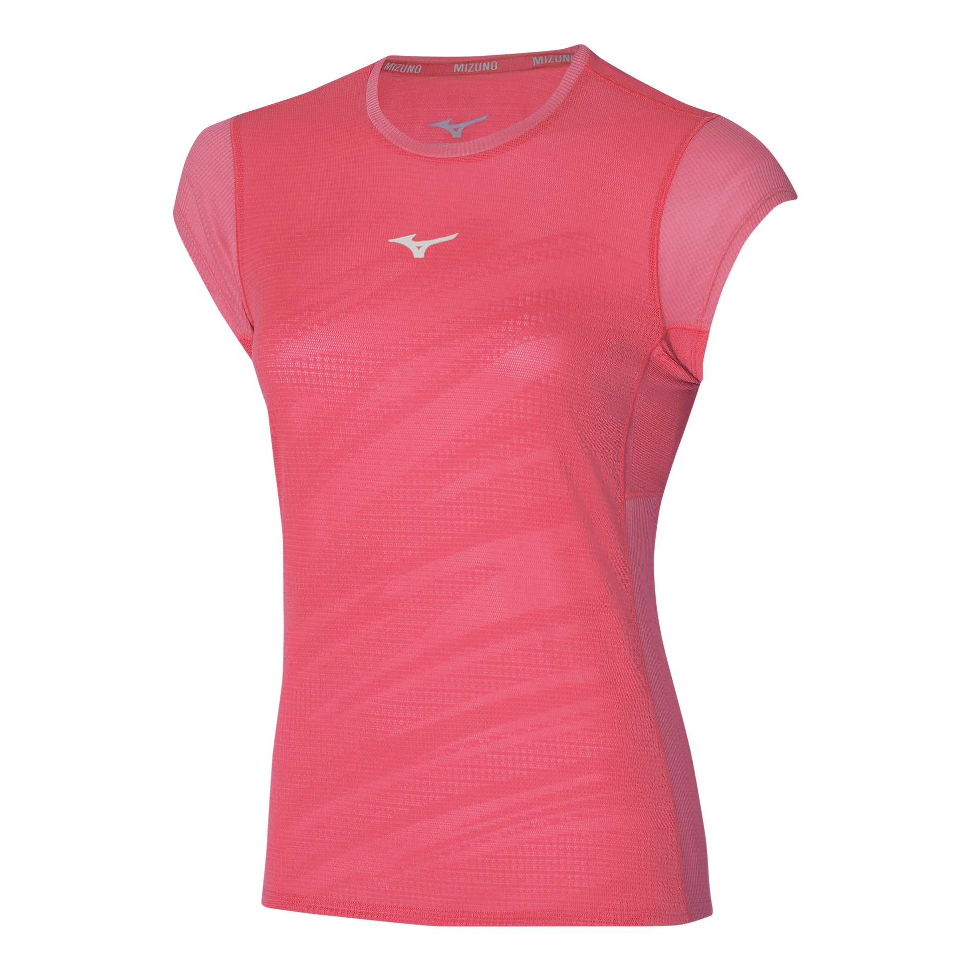 Mizuno Aero Hardloopshirt Dames-Rood