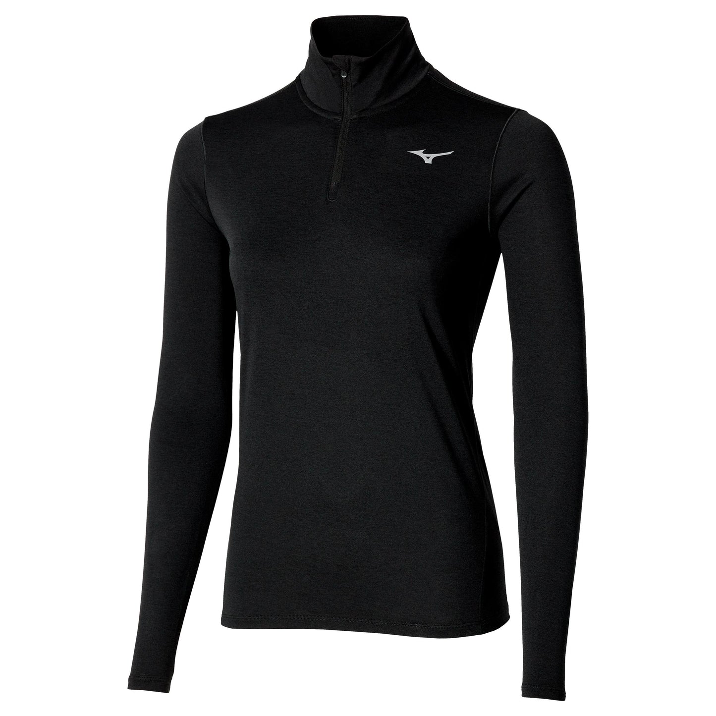 Mizuno Core Impulse Half Zip  Hardloopshirt Dames - zwart