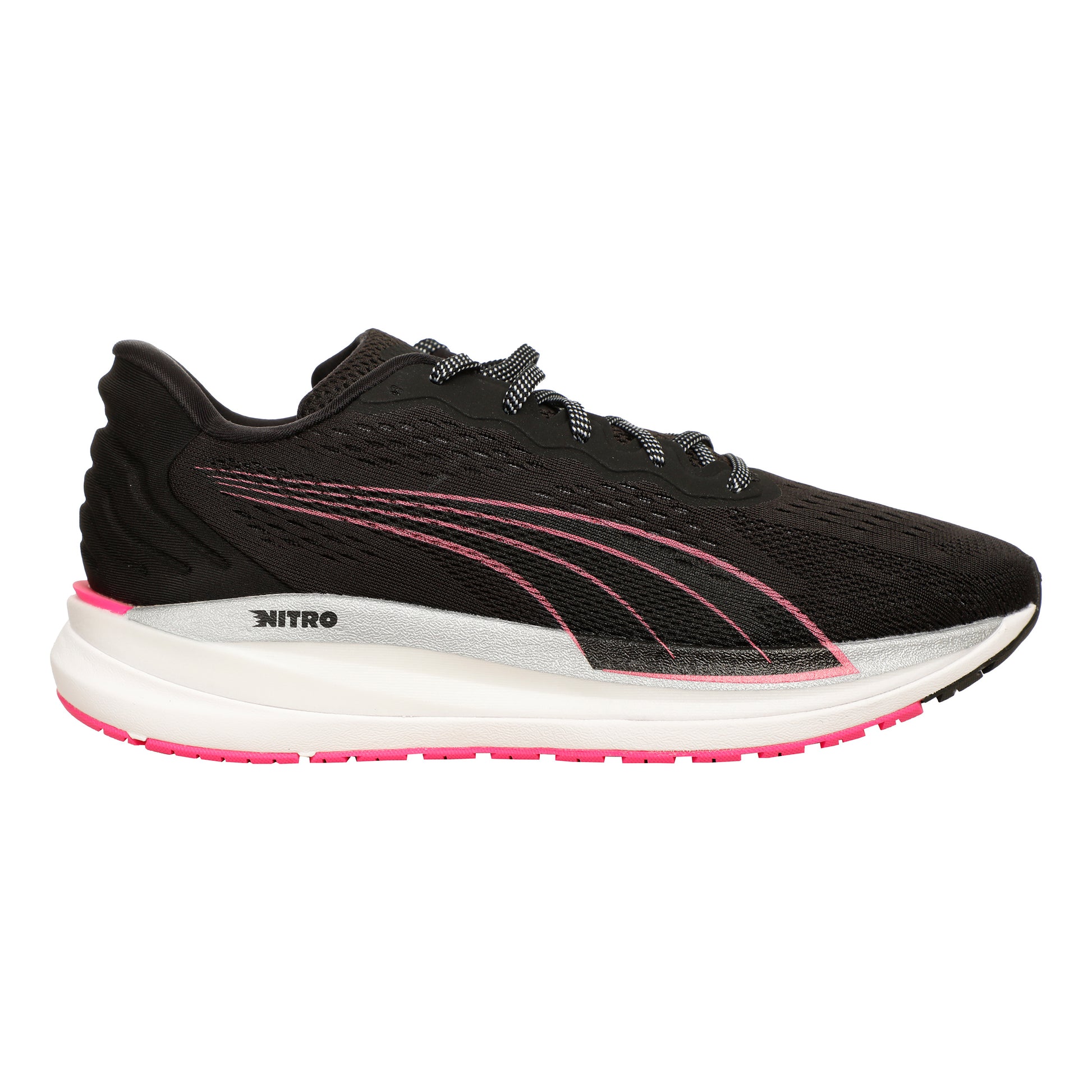 Puma Magnify Nitro Surge Neutrale Schoen Dames-Zwart,Grijs