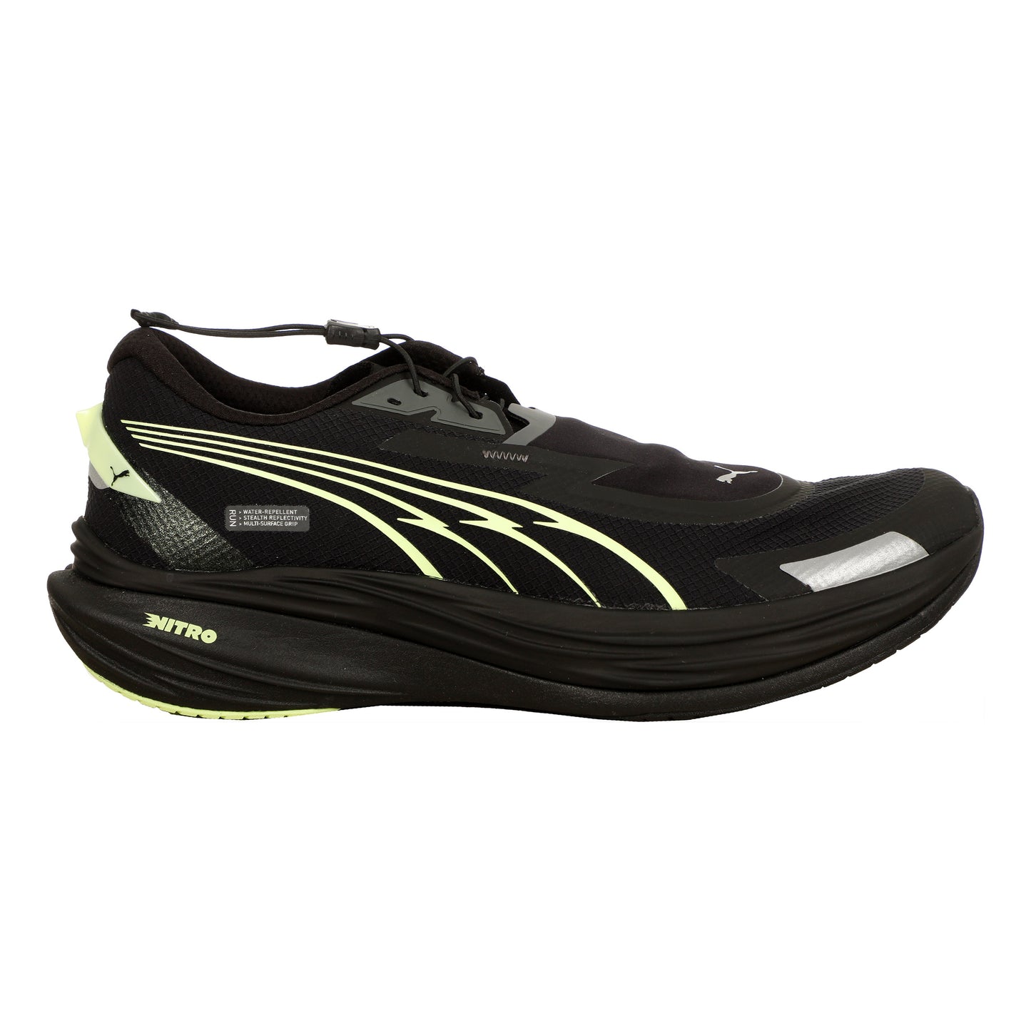 Puma Deviate Nitro 3 WTR+ Neutrale Schoen Heren-Zwart