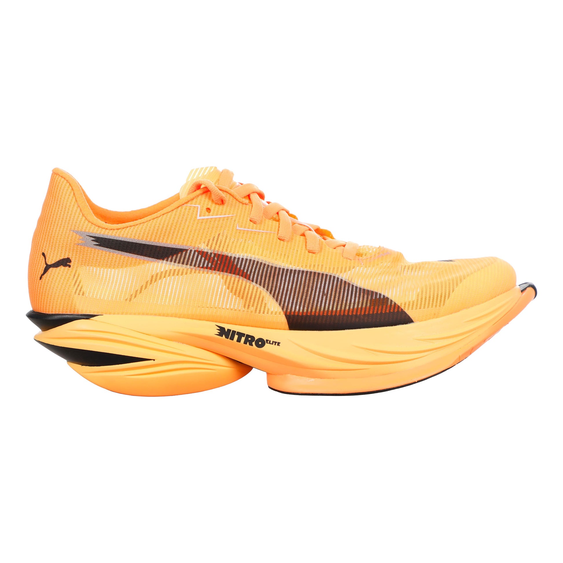 Puma FAST-R Nitro Elite 3 Wedstrijdschoen Dames - zwart, oranje