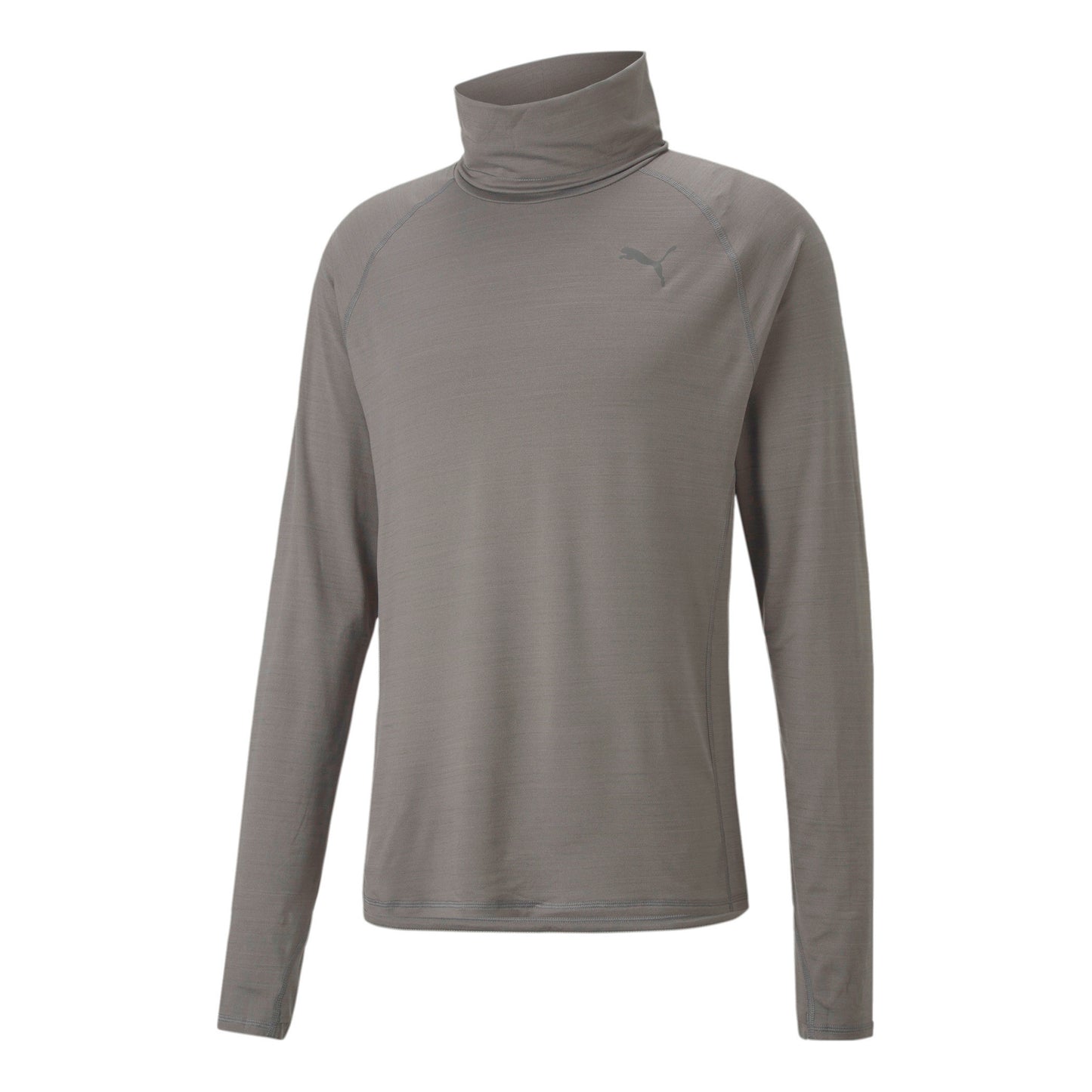 Puma Cloudspun High Neck Longsleeve Heren-Grijs