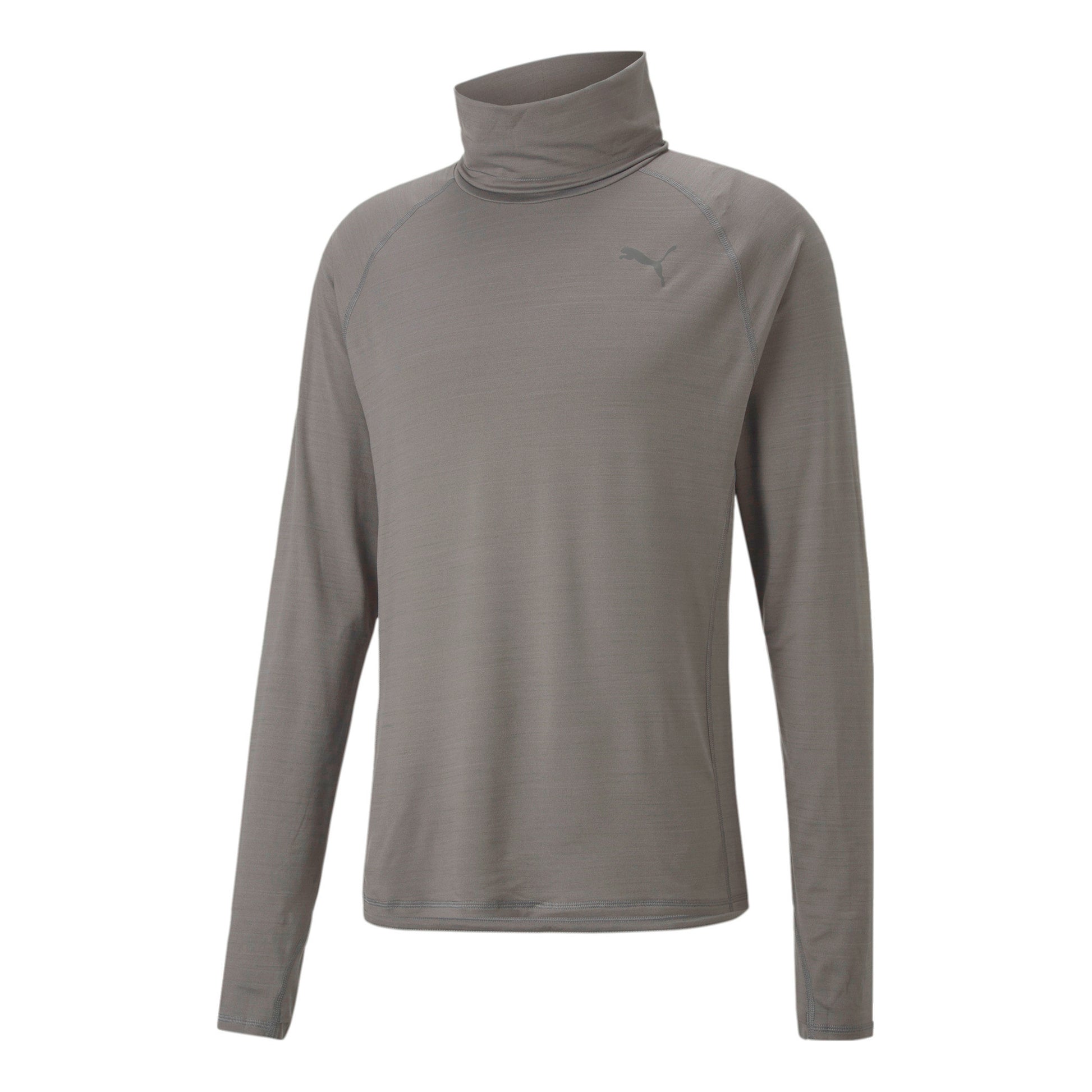 Puma Cloudspun High Neck Longsleeve Heren-Grijs
