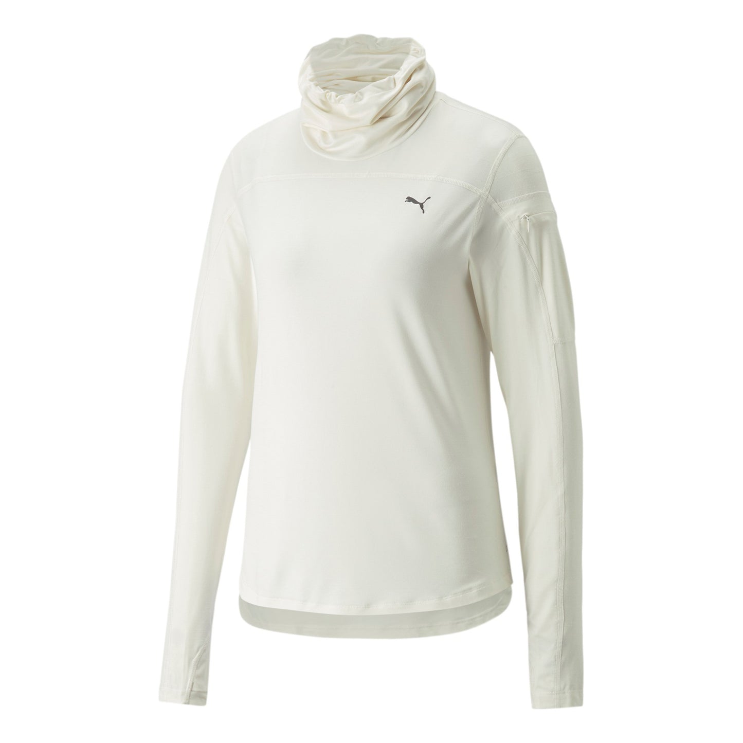 Puma Cloudspun High Neck Longsleeve Dames-Wit