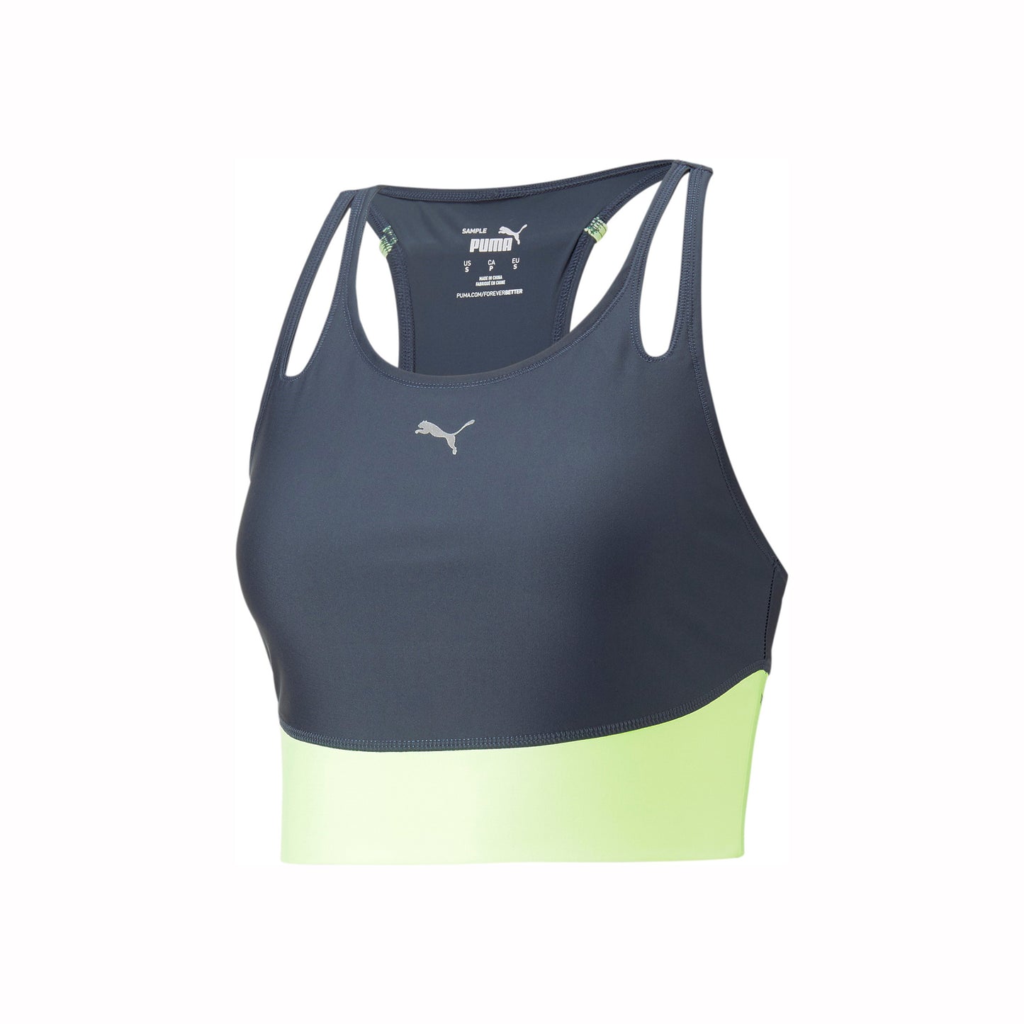 Puma Run Ultraform Crop Sport-bh Dames-Blauw