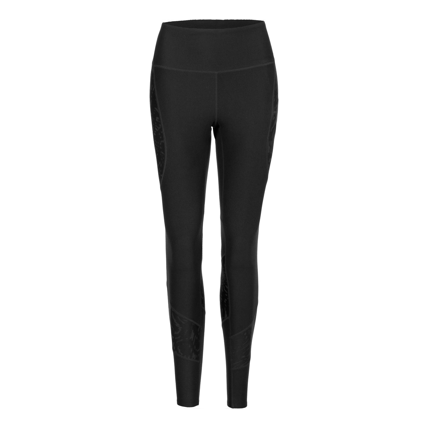 Puma Run All Over Print Brushed Ultraform Highwaist FL Hardlooplegging Dames-Zwart