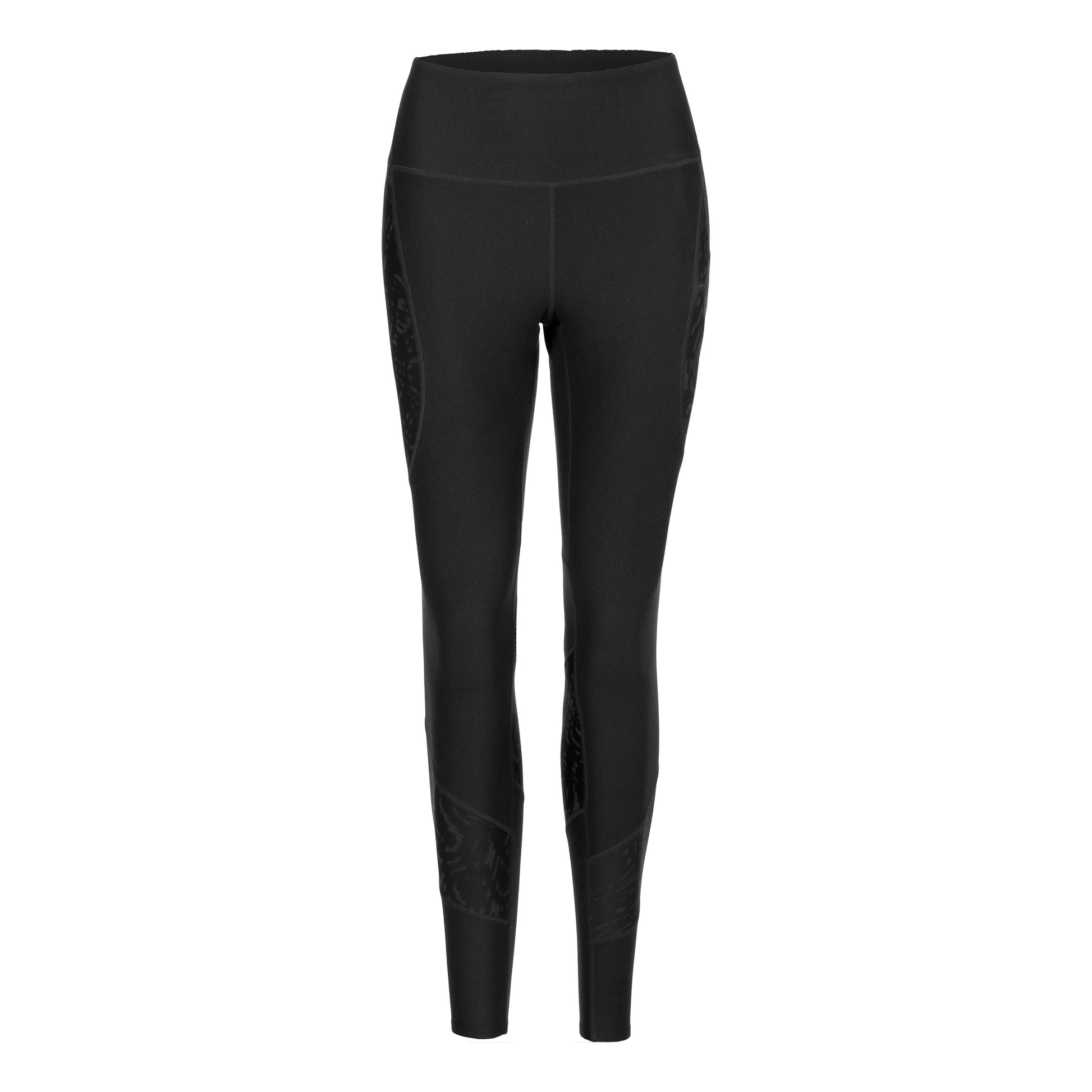 Puma Run All Over Print Brushed Ultraform Highwaist FL Hardlooplegging Dames-Zwart