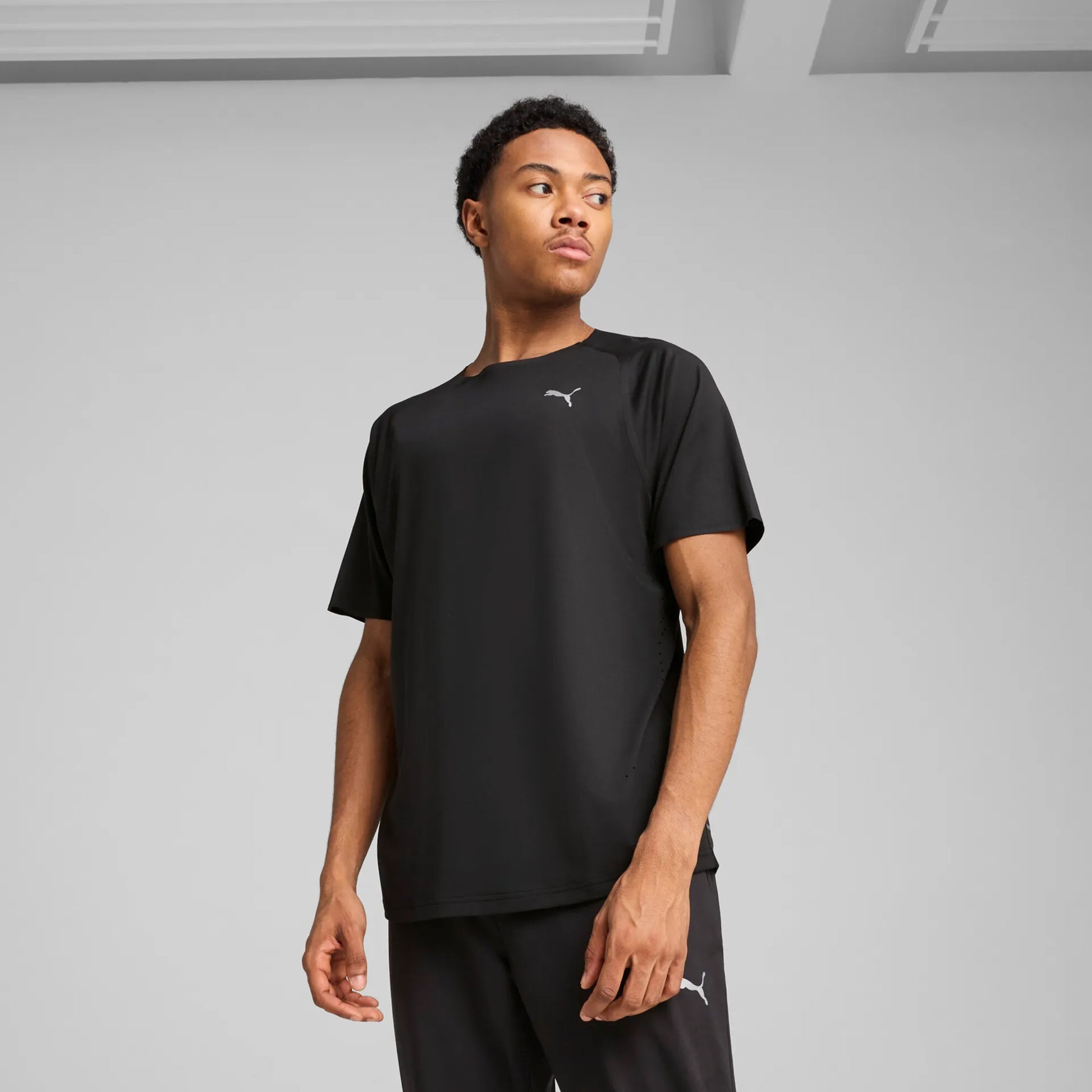 Puma Everyday Cloudspun  Hardloopshirt Heren - zwart