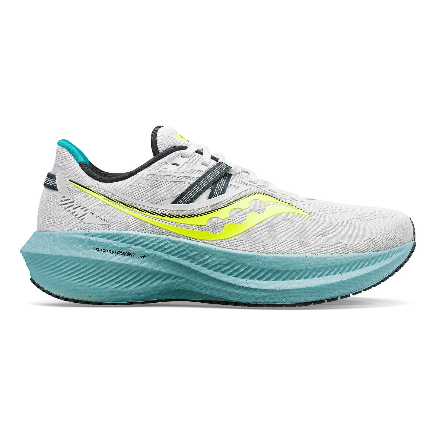 Saucony Triumph 20 Neutrale schoen Heren - wit, lichtblauw