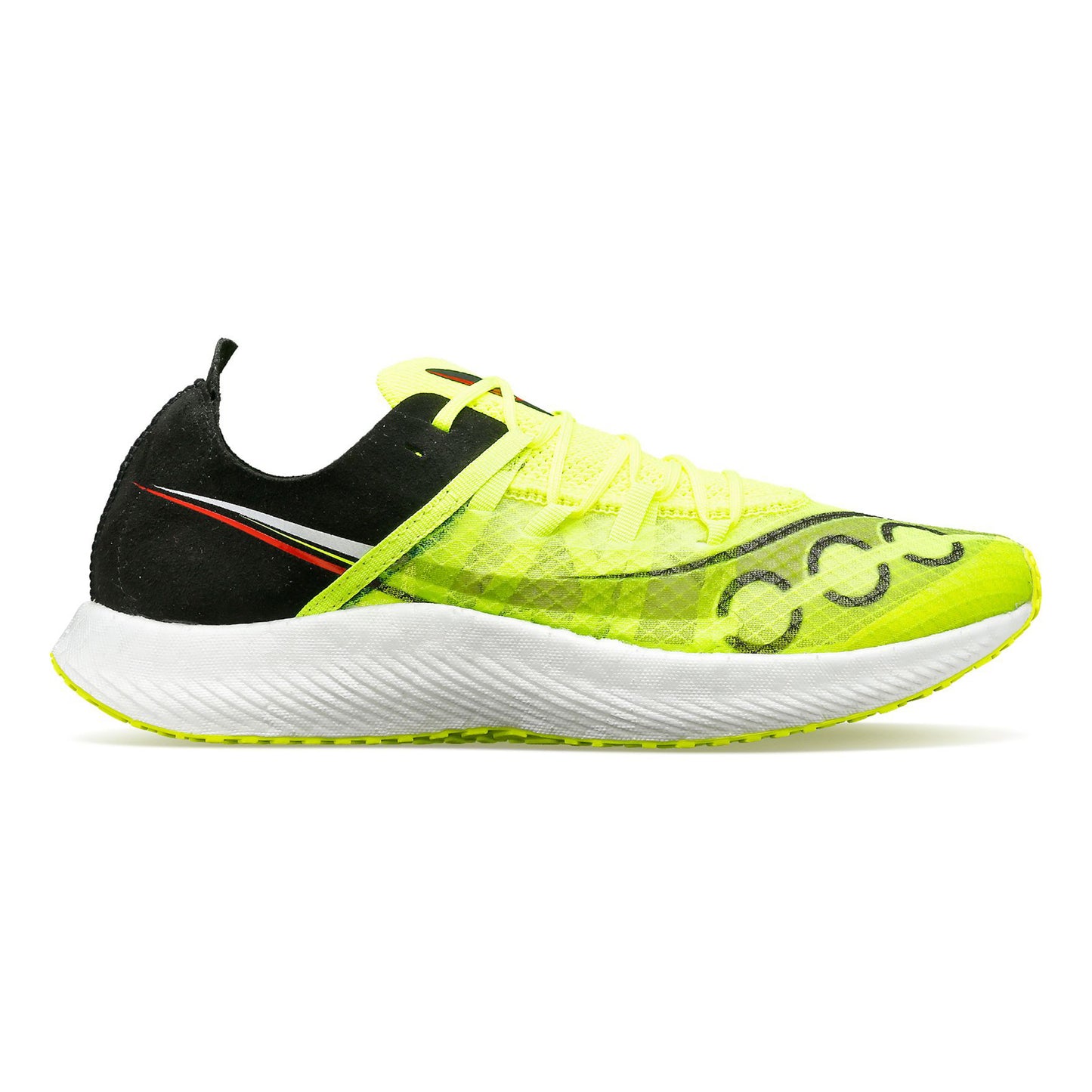 Saucony Sinister Wedstrijdschoen Heren - neongeel, zwart