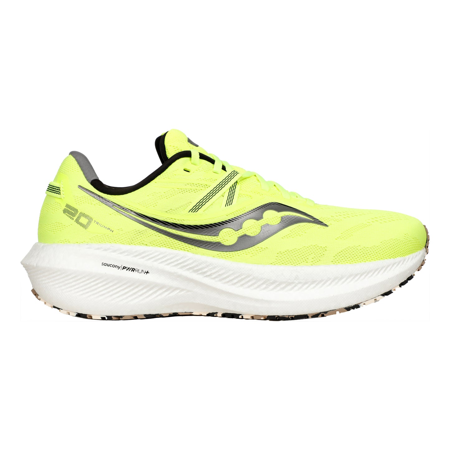 Saucony Triumph 20 Neutrale schoen Heren - geel, zwart