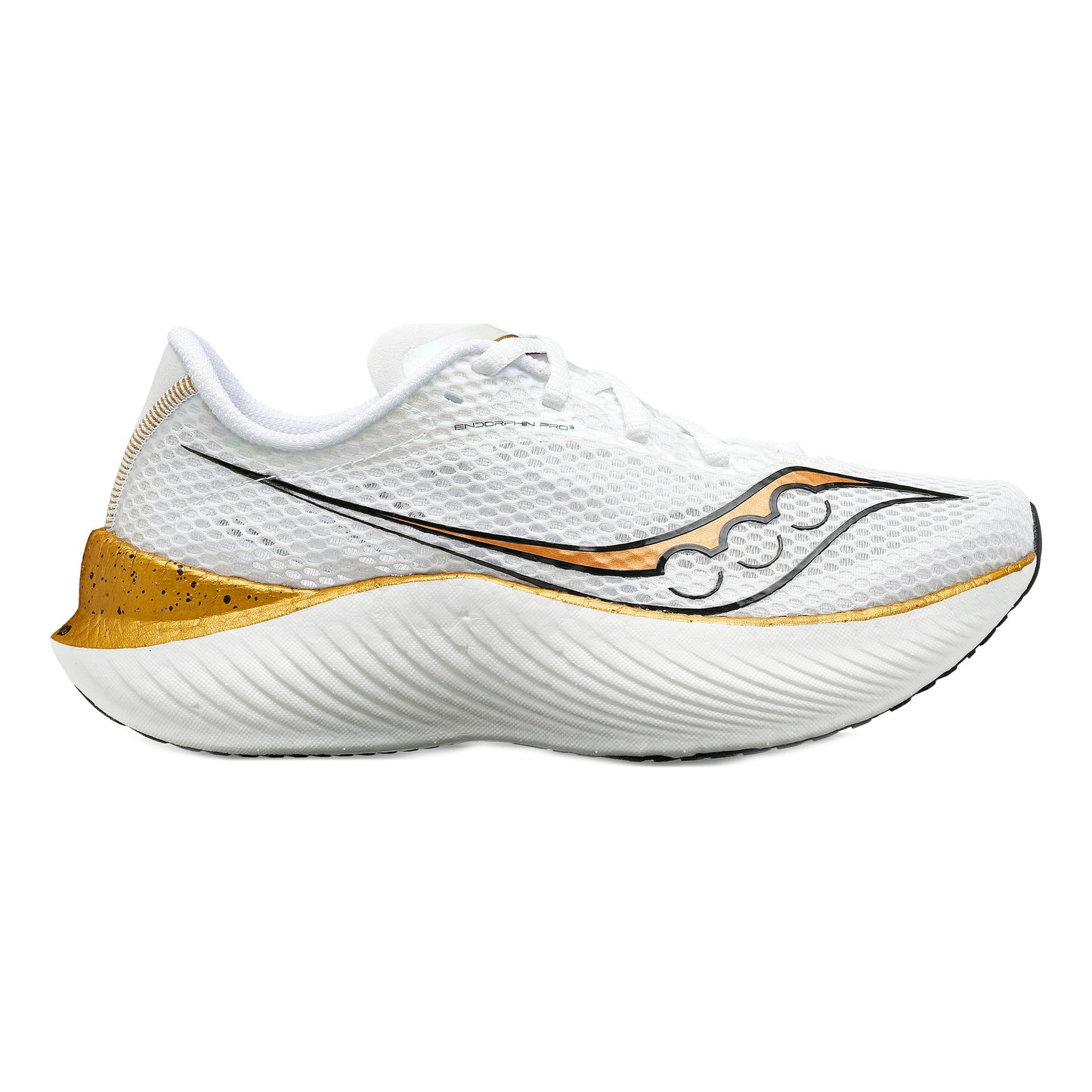 Saucony Endorphin Pro 3 Wedstrijdschoen Heren - wit, goud