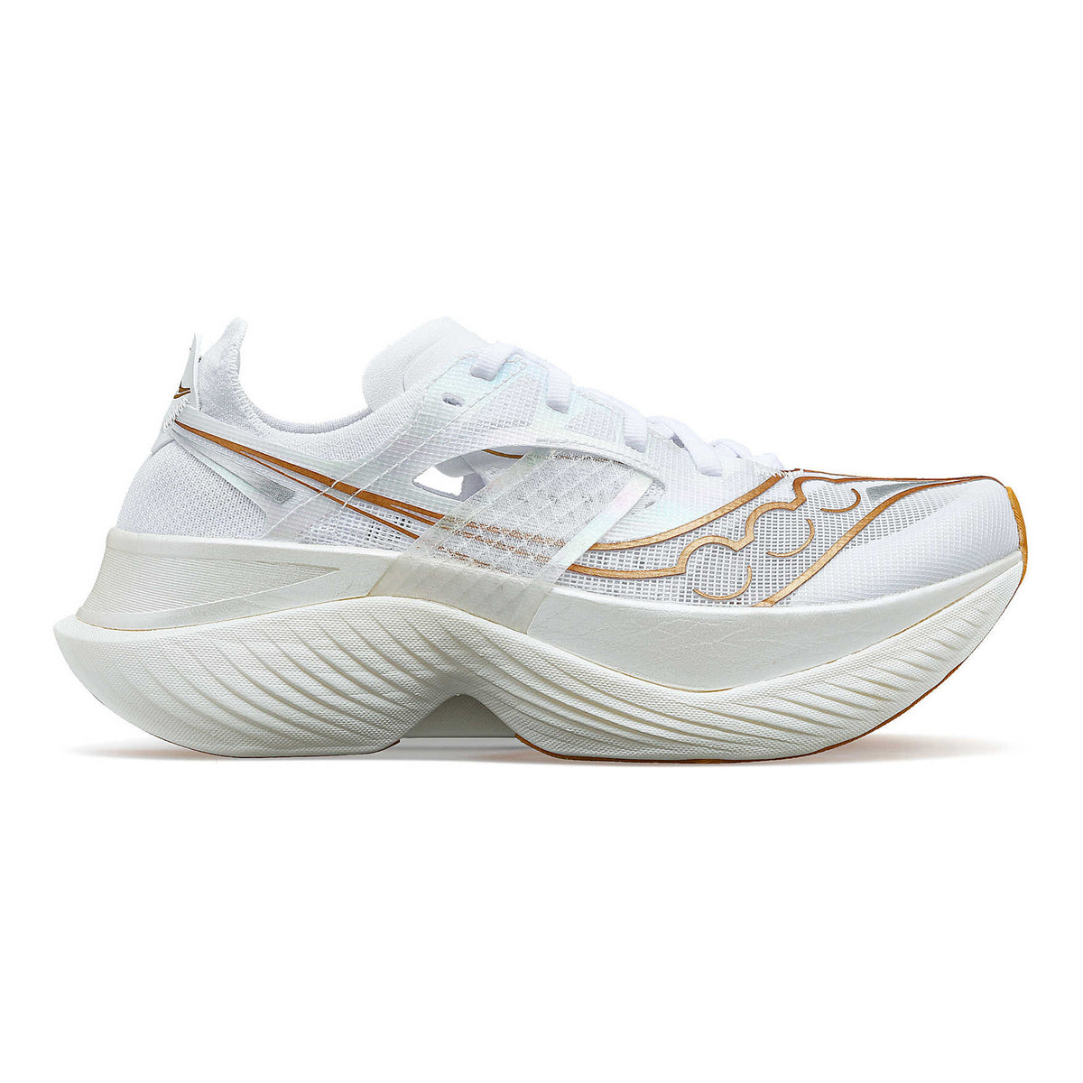 Saucony Endorphin Elite Wedstrijdschoen Heren - wit, zwart