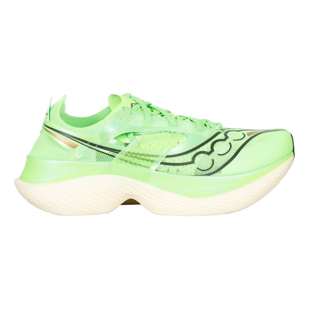 Saucony Endorphin Elite Wedstrijdschoen Heren - lichtgroen,