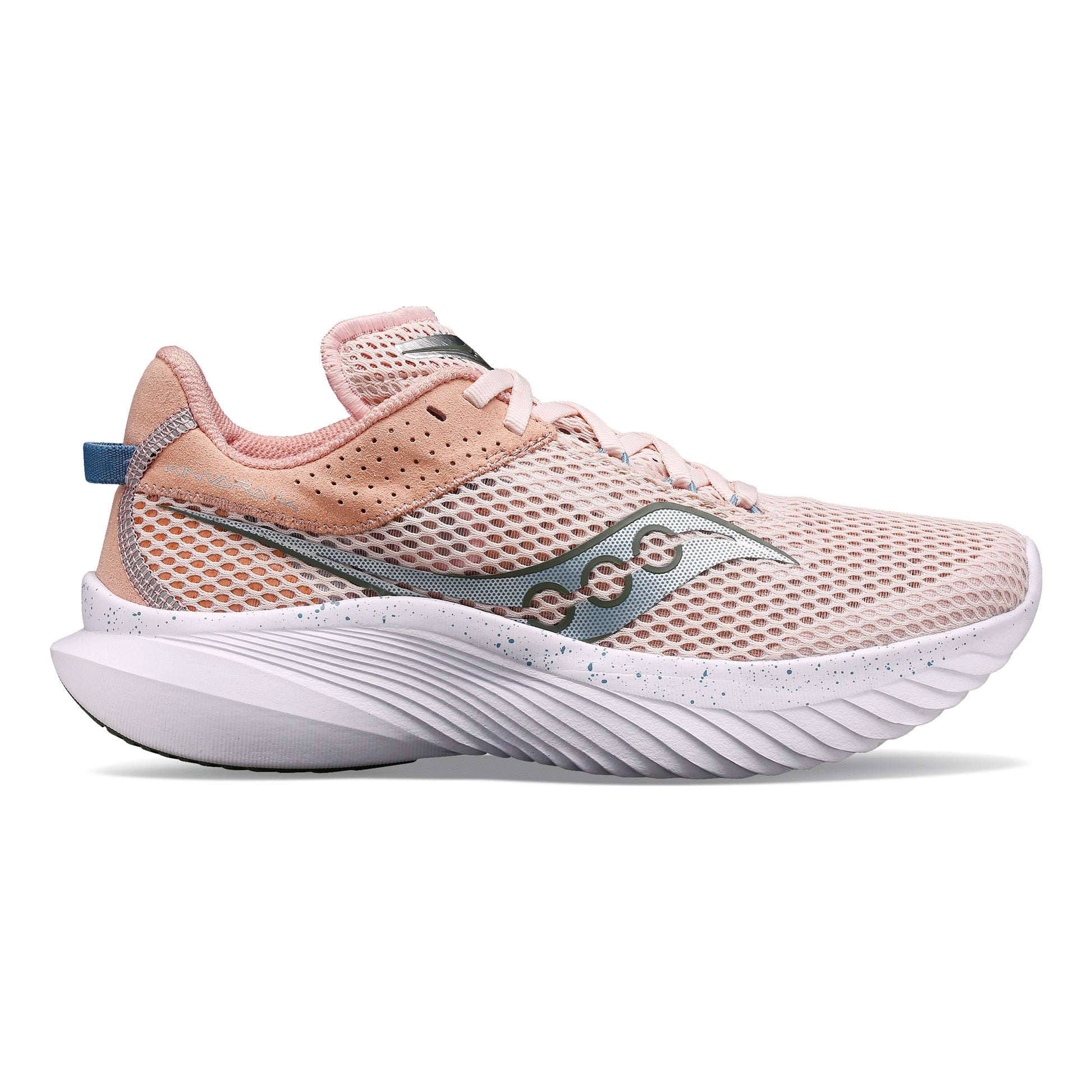Saucony Kinvara 14 Neutrale schoen Dames - roze, zilver