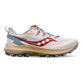 Peregrine 14 Trailschoen Dames - crème, donkerrood