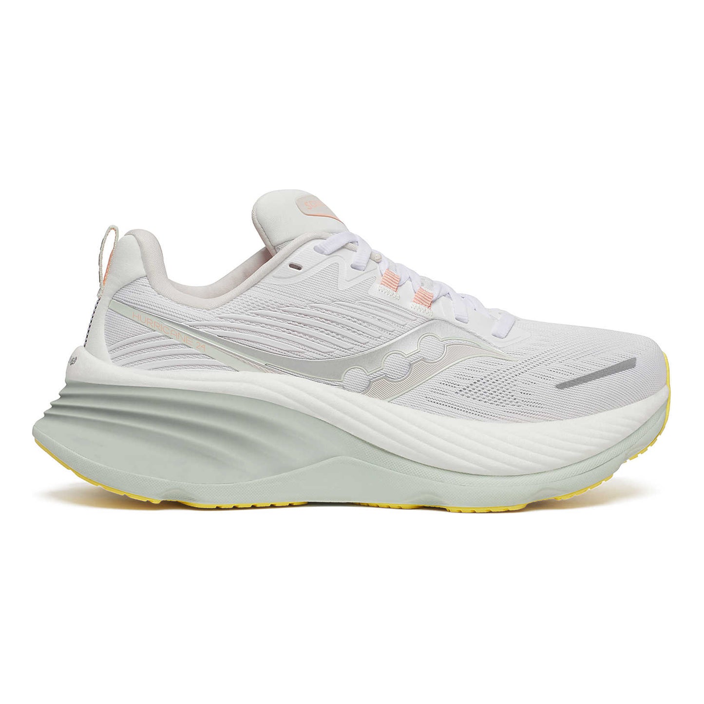 Saucony Hurricane 24 Stabiliteitsschoen Dames - wit,