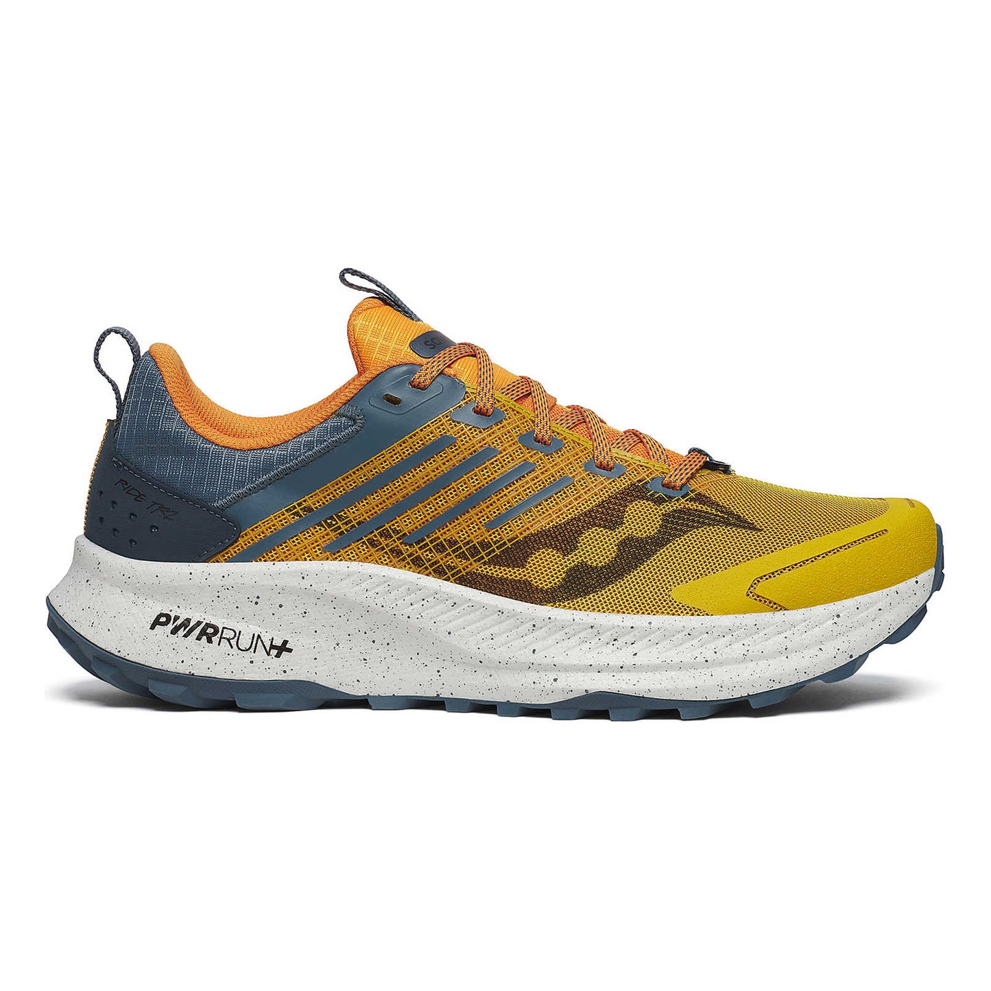 Saucony Ride TR2 Trailschoen Heren-geel, blauw-grijs
