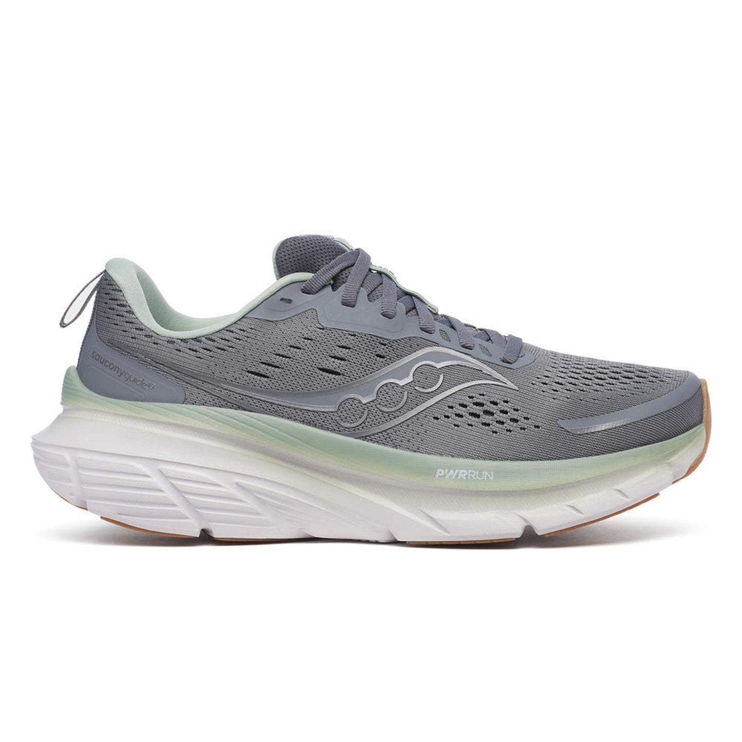Saucony Guide 18 Stabiliteitsschoen Heren - grijs, lichtgroen