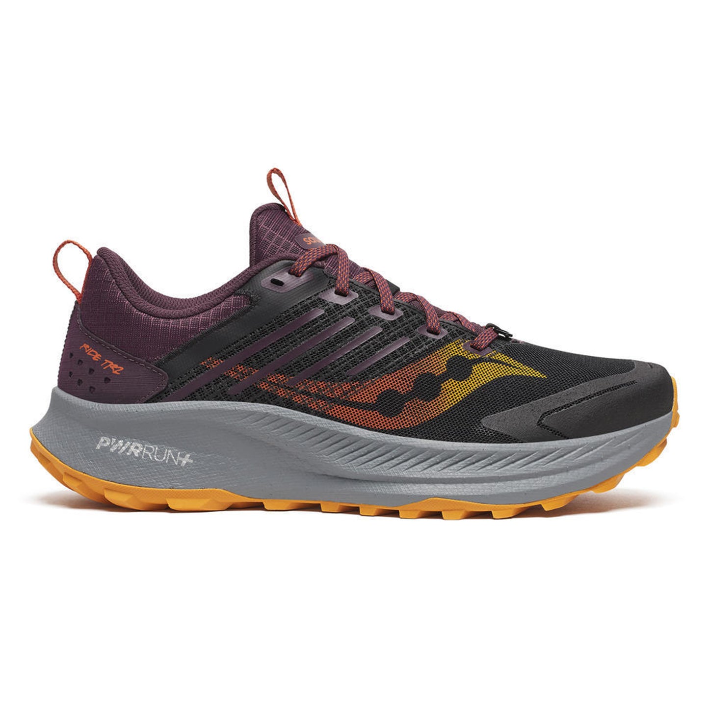 Saucony Ride TR2 Trailschoen Heren-zwart, oranje