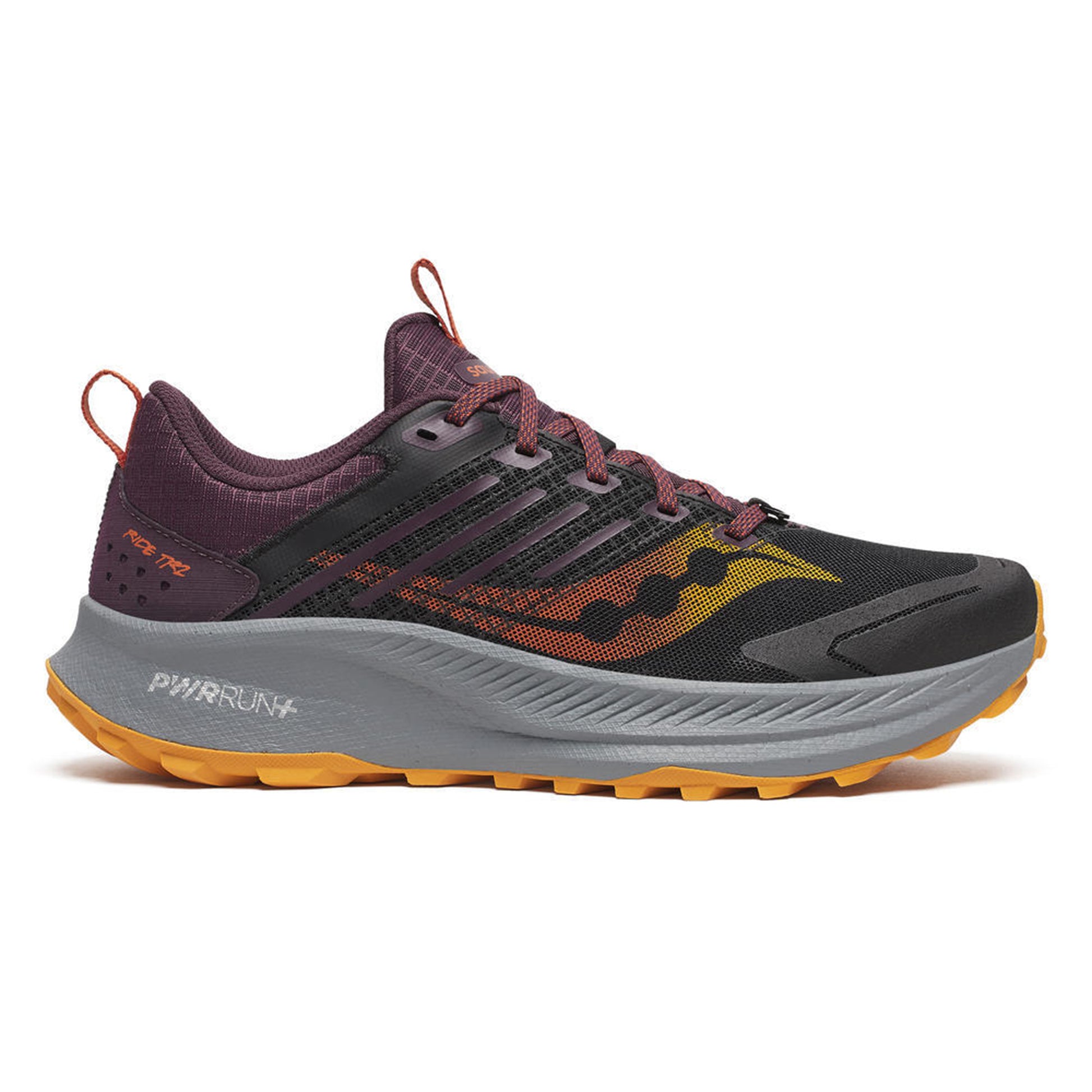Saucony Ride TR2 Trailschoen Heren-zwart, oranje