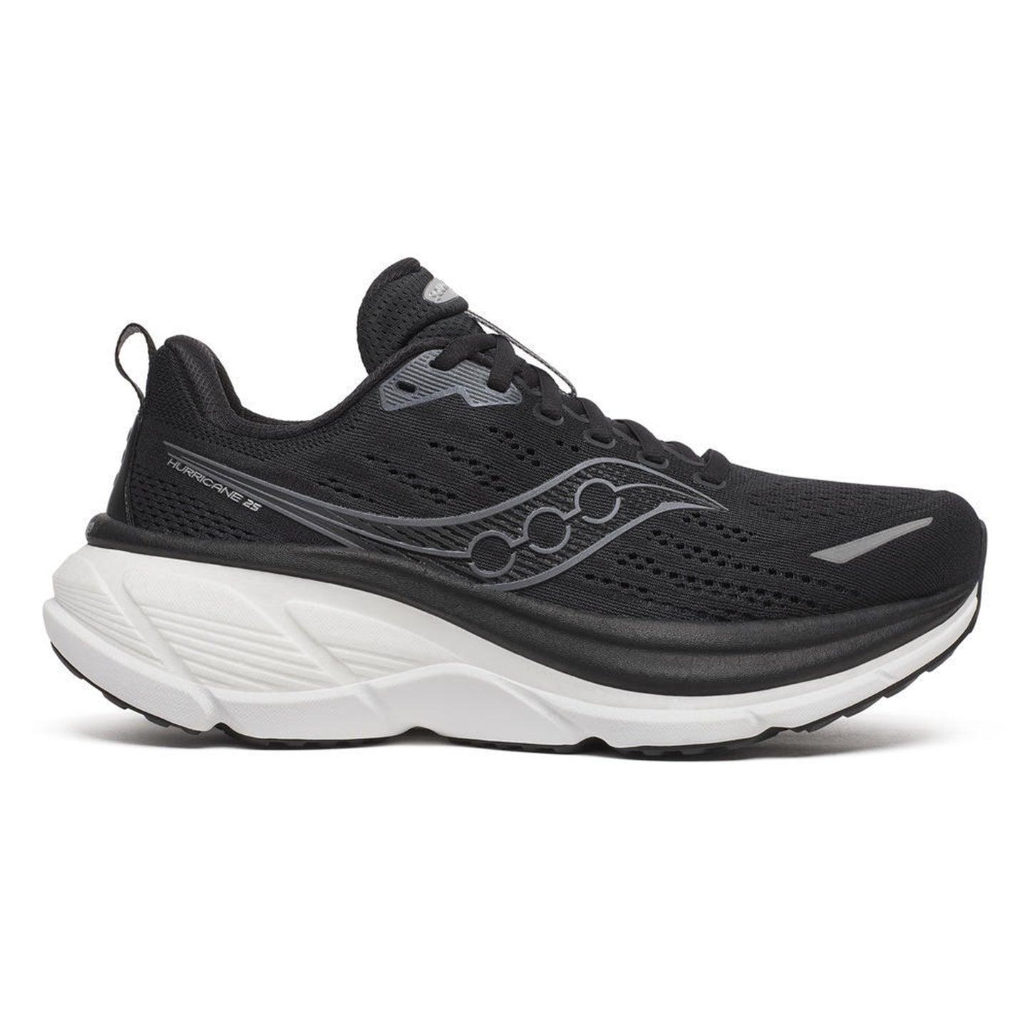 Saucony Hurricane 25 Stabiliteitsschoen Dames-zwart, wit