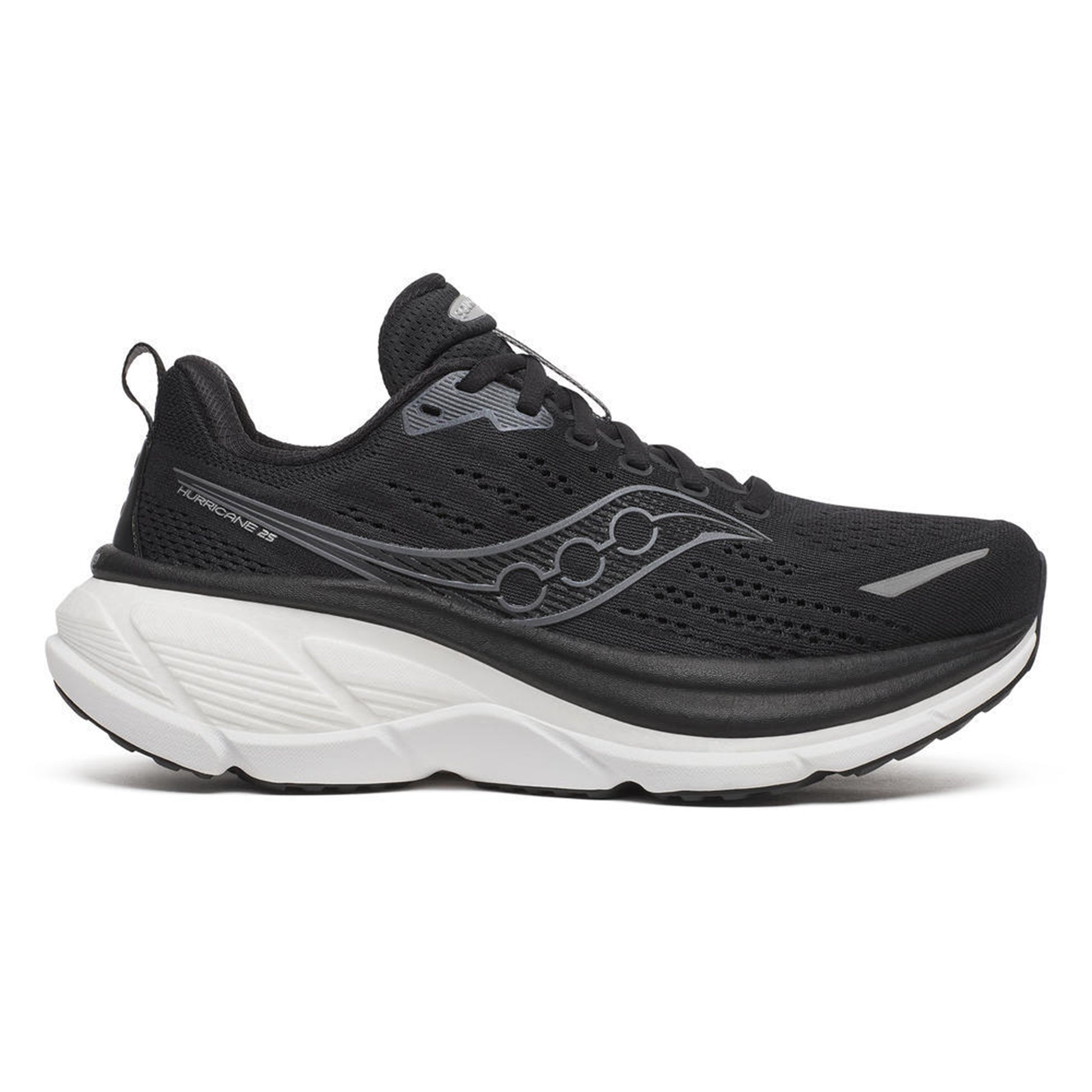 Saucony Hurricane 25 Stabiliteitsschoen Dames-zwart, wit