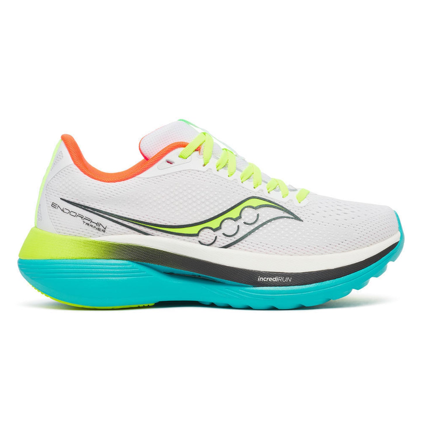 Saucony Endorphin Trainer Wedstrijdschoen Dames-Wit,Veelkleurig