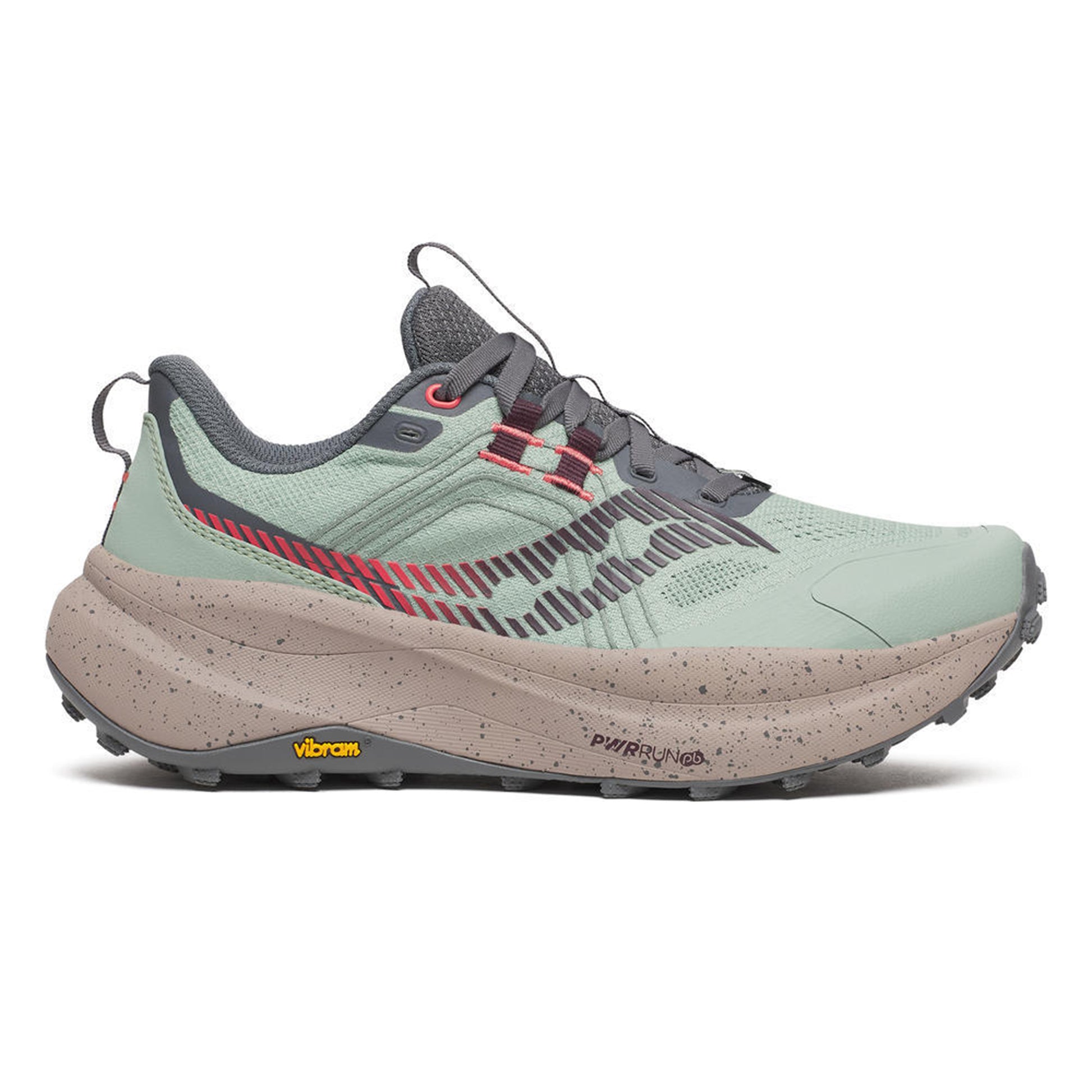 Saucony Xodus Ultra 4 Trailschoen Dames-groen, grijs