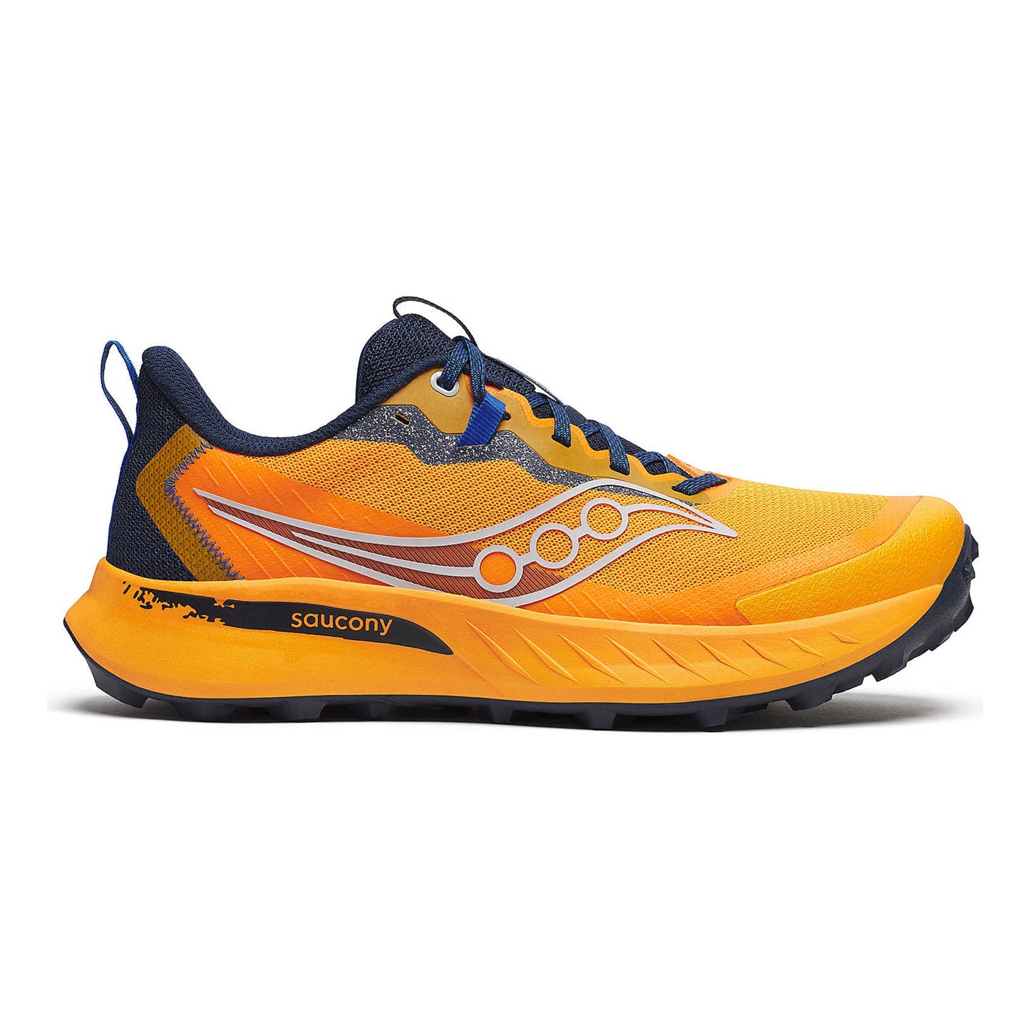Saucony Peregrine 15 Trailschoen Heren-Oranje,Donkerblauw