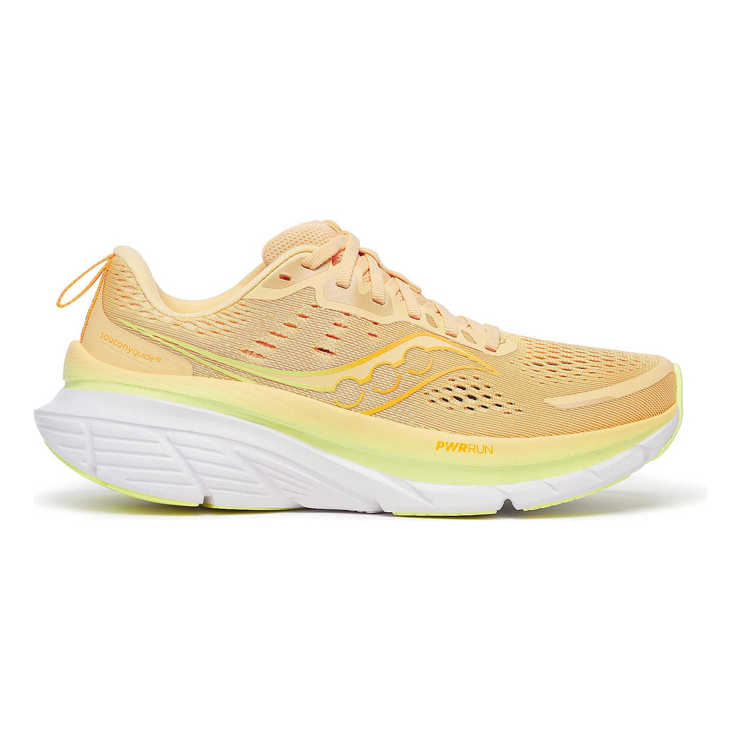 Saucony Guide 18 Stabiliteitsschoen Dames - abrikoos, geel