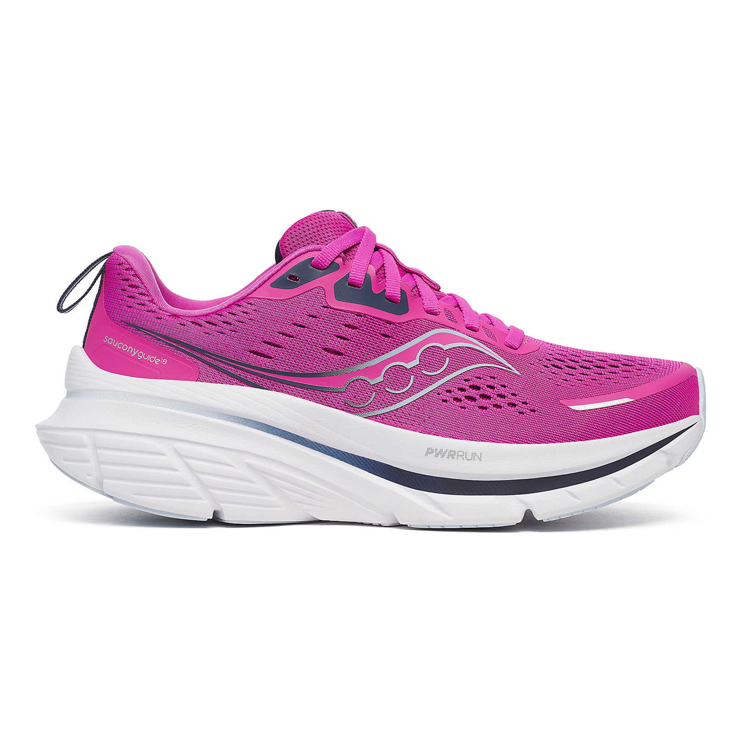 Saucony Guide 18 Stabiliteitsschoen Dames-Pink,Donkerblauw