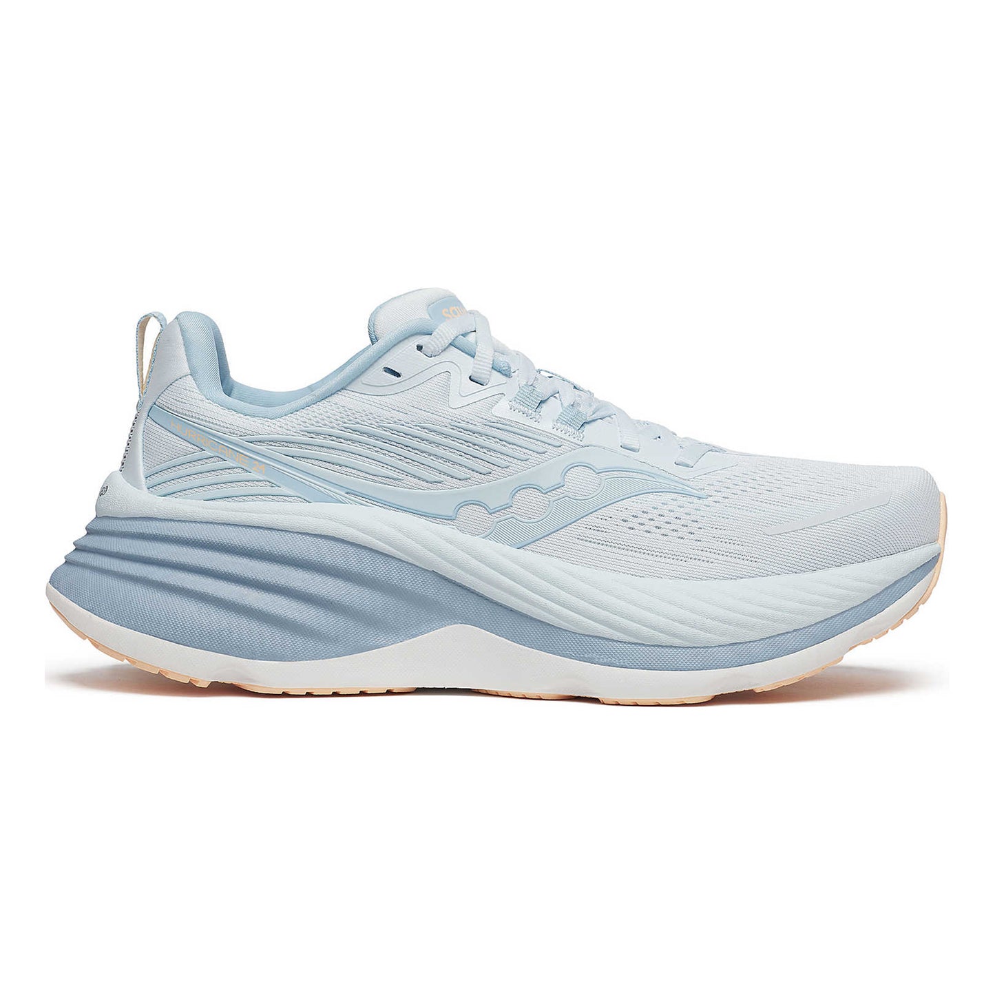 Saucony Hurricane 24 Stabiliteitsschoen Dames - lichtblauw,