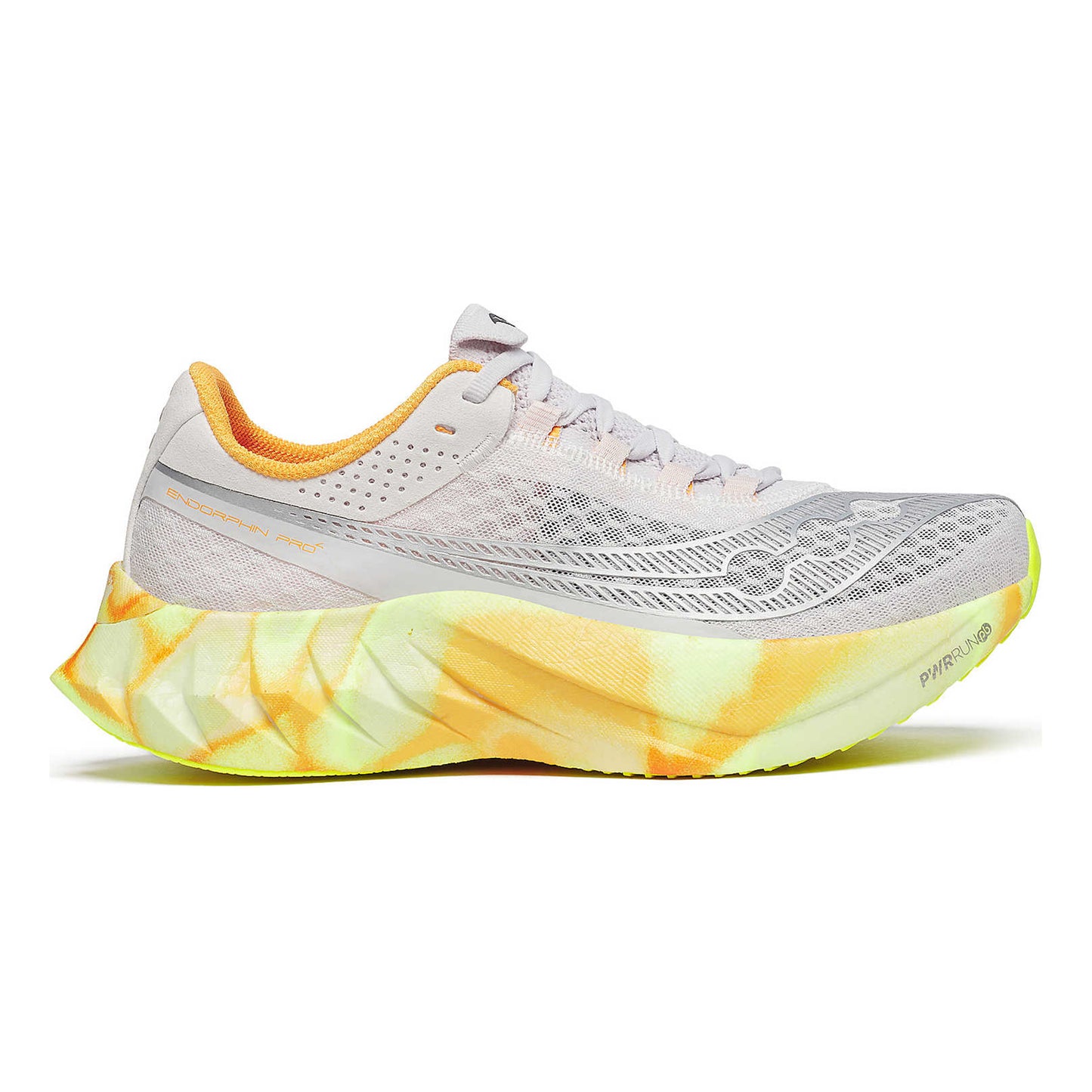 Saucony Endorphin Pro 4 Wedstrijdschoen Dames-Grijs,Oranje