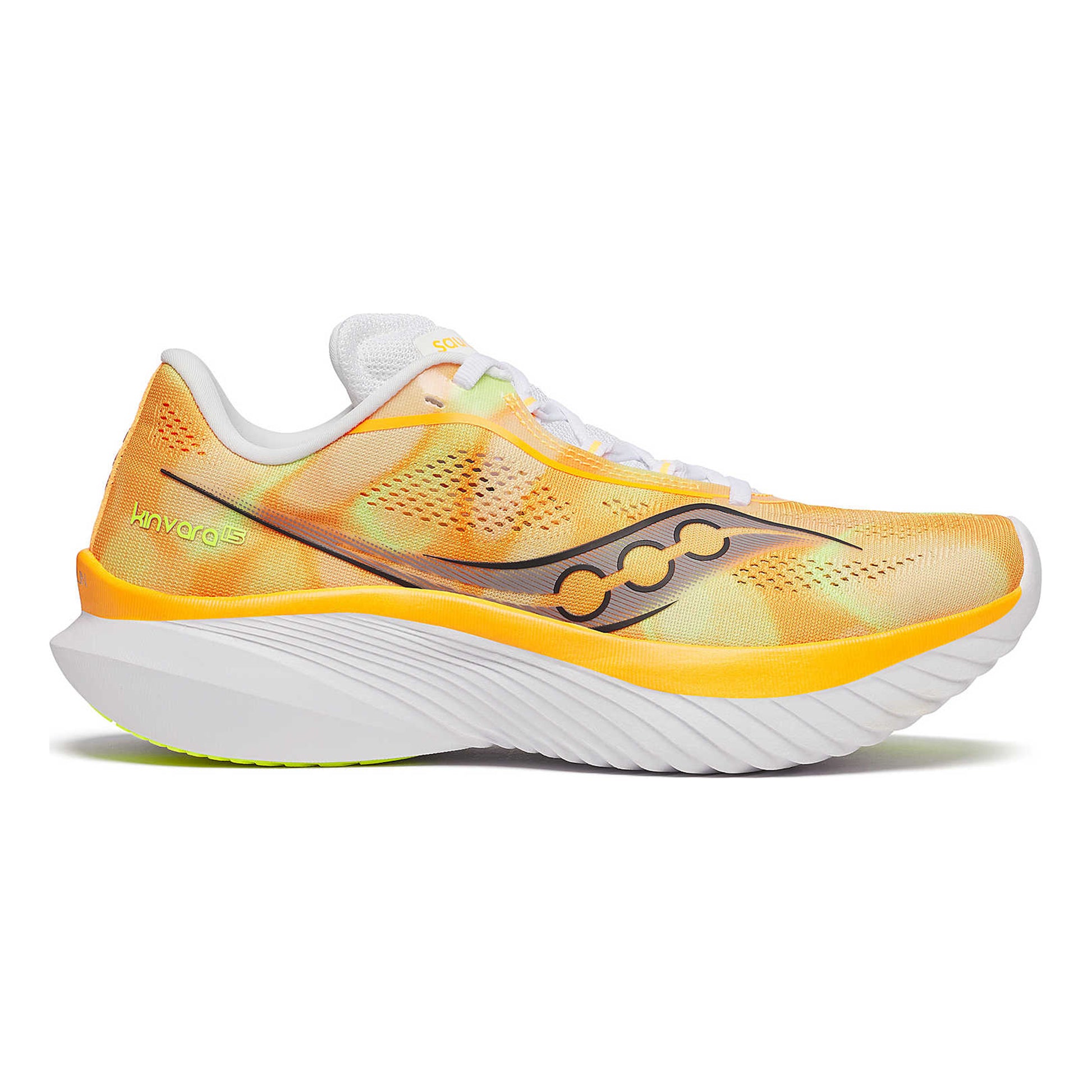 Saucony Kinvara 15 Neutrale Schoen Dames-Oranje,Wit