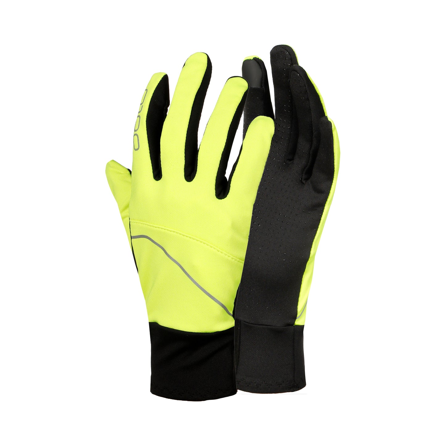 Odlo Intensity Safety Light Handschoenen-Zwart,Geel