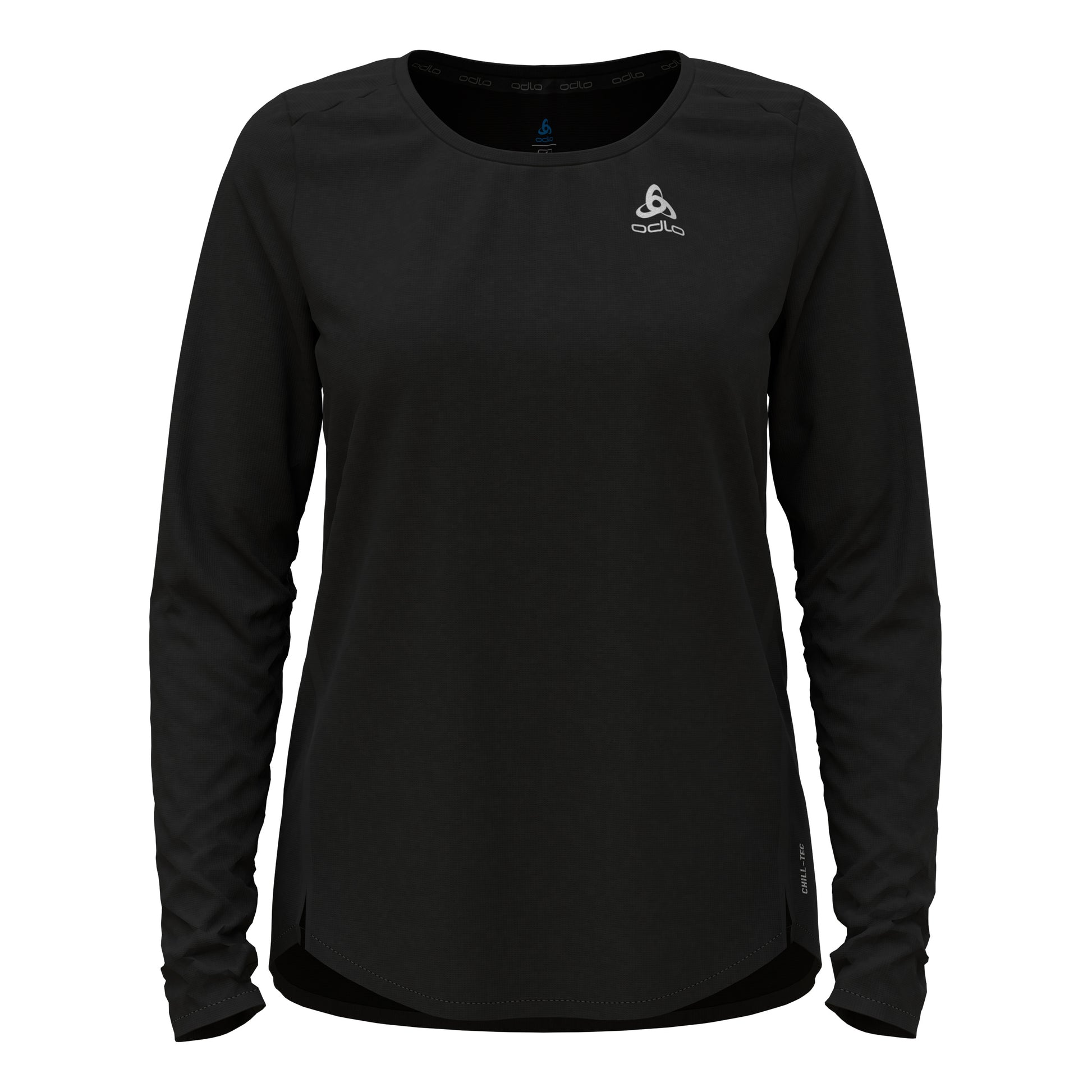 Odlo Crew Neck Chill-Tech Longsleeve Dames - zwart,