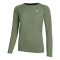 Essential Seamless Crew Neck Longsleeve Dames - groen,
