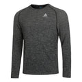 Crew Neck Essential Seamless Longsleeve Heren-Grijs