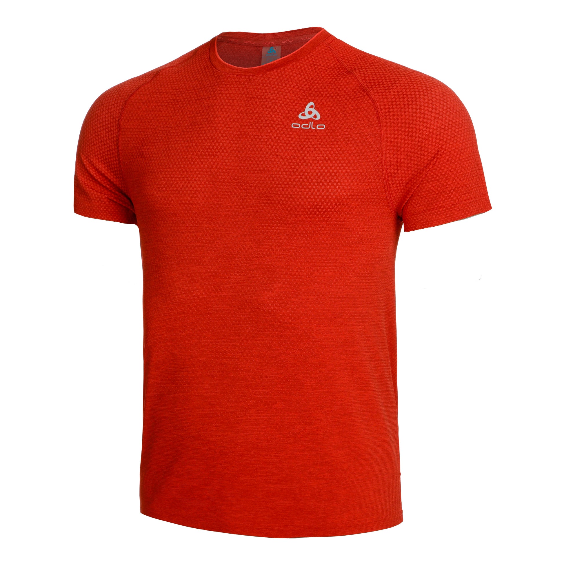 Odlo Essential Seamless Hardloopshirt Heren - rood,