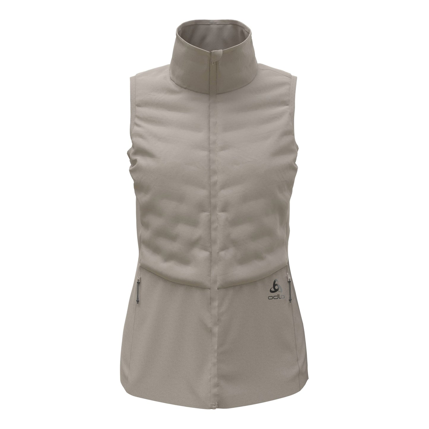 Odlo Zeroweight Insulator Hardloopvesten Dames - lichtgrijs,