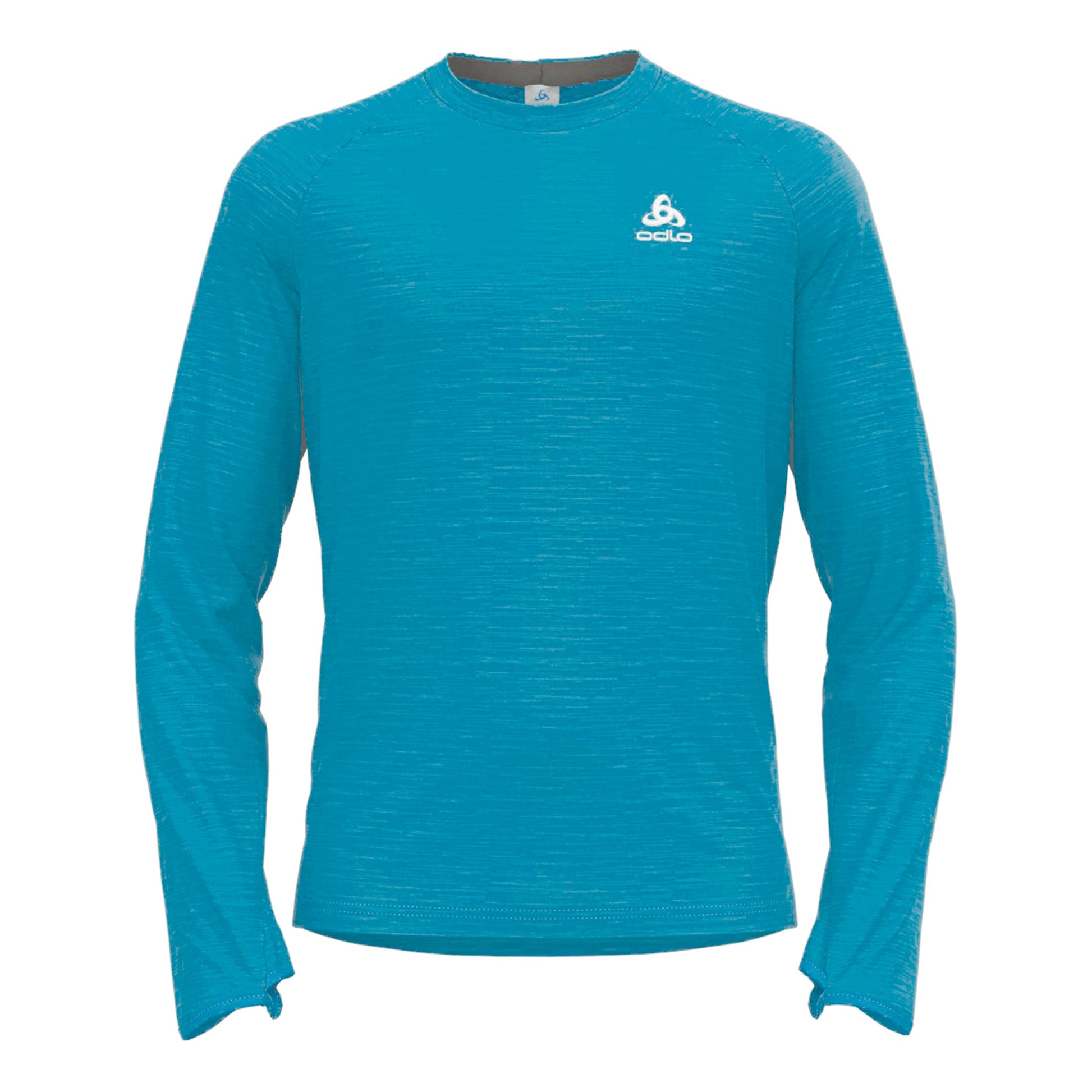 Odlo Essential Thermal Mid Layer Longsleeve Heren - petrolblauw,