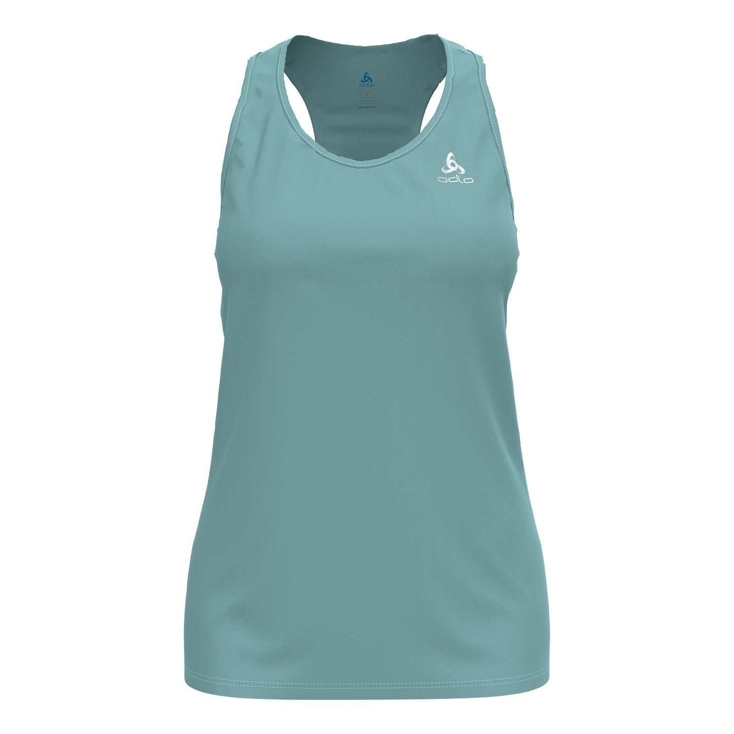 Odlo Essential Hardloopshirt Dames-turkoois