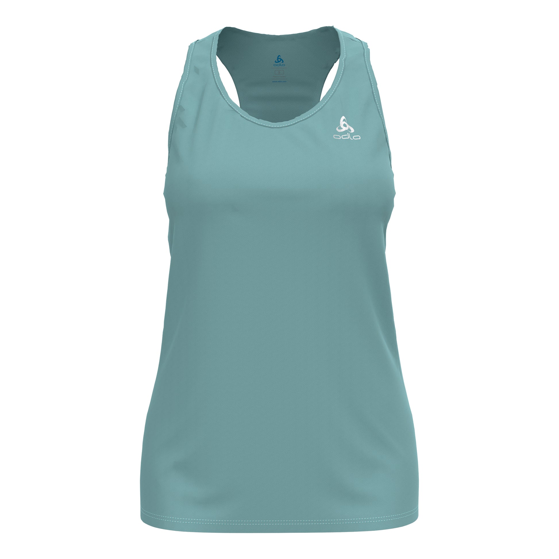 Odlo Essential Hardloopshirt Dames-turkoois