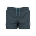Zeroweight 3inch 2in1 Hardloopshorts Dames - donkergrijs,