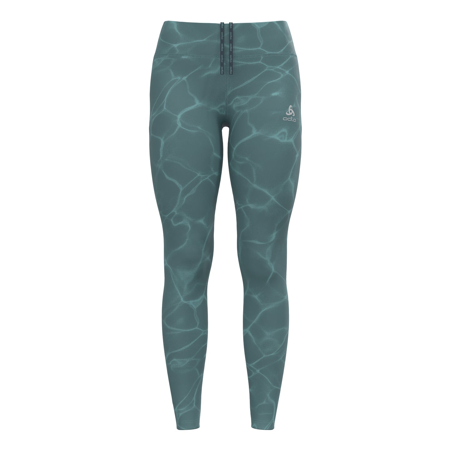 Odlo Zeroweight Print Hardlooplegging Dames-Blaugrau