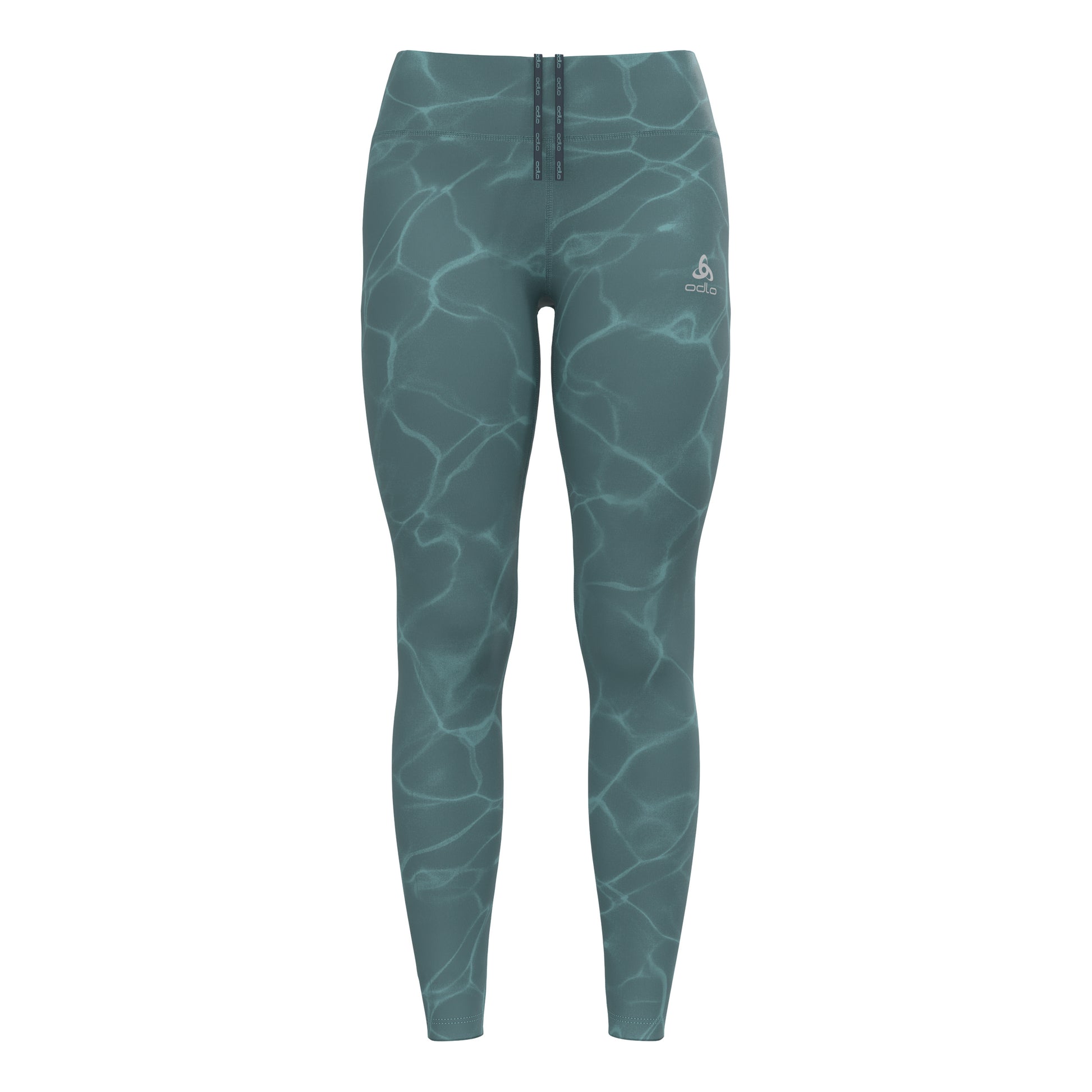 Odlo Zeroweight Print Hardlooplegging Dames-Blaugrau
