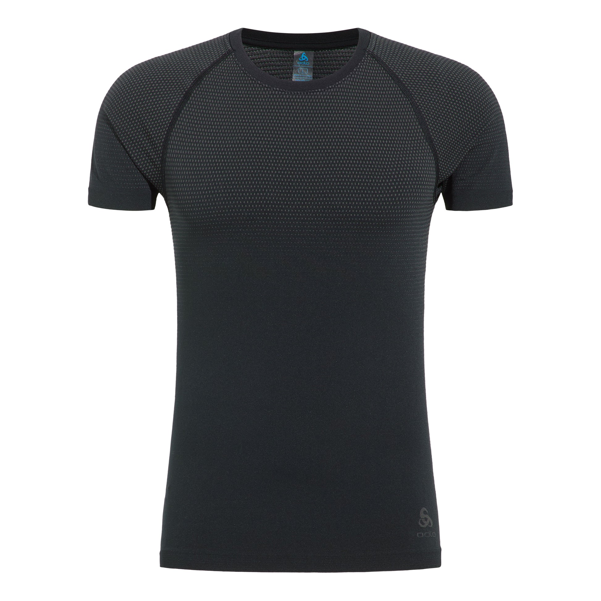 Odlo Performance Light Crew Neck Hardloopshirt Heren-Zwart