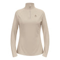 Essential Ceramiwarm Mid Layer 1/2 Zip Hardloopshirt Dames-Crème