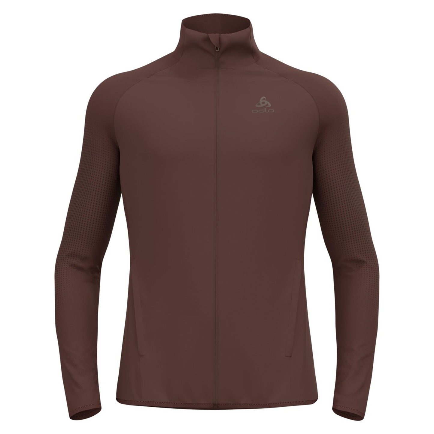 Odlo Zeroweight Warm Hybrid Hardloopjas Heren-Bruin